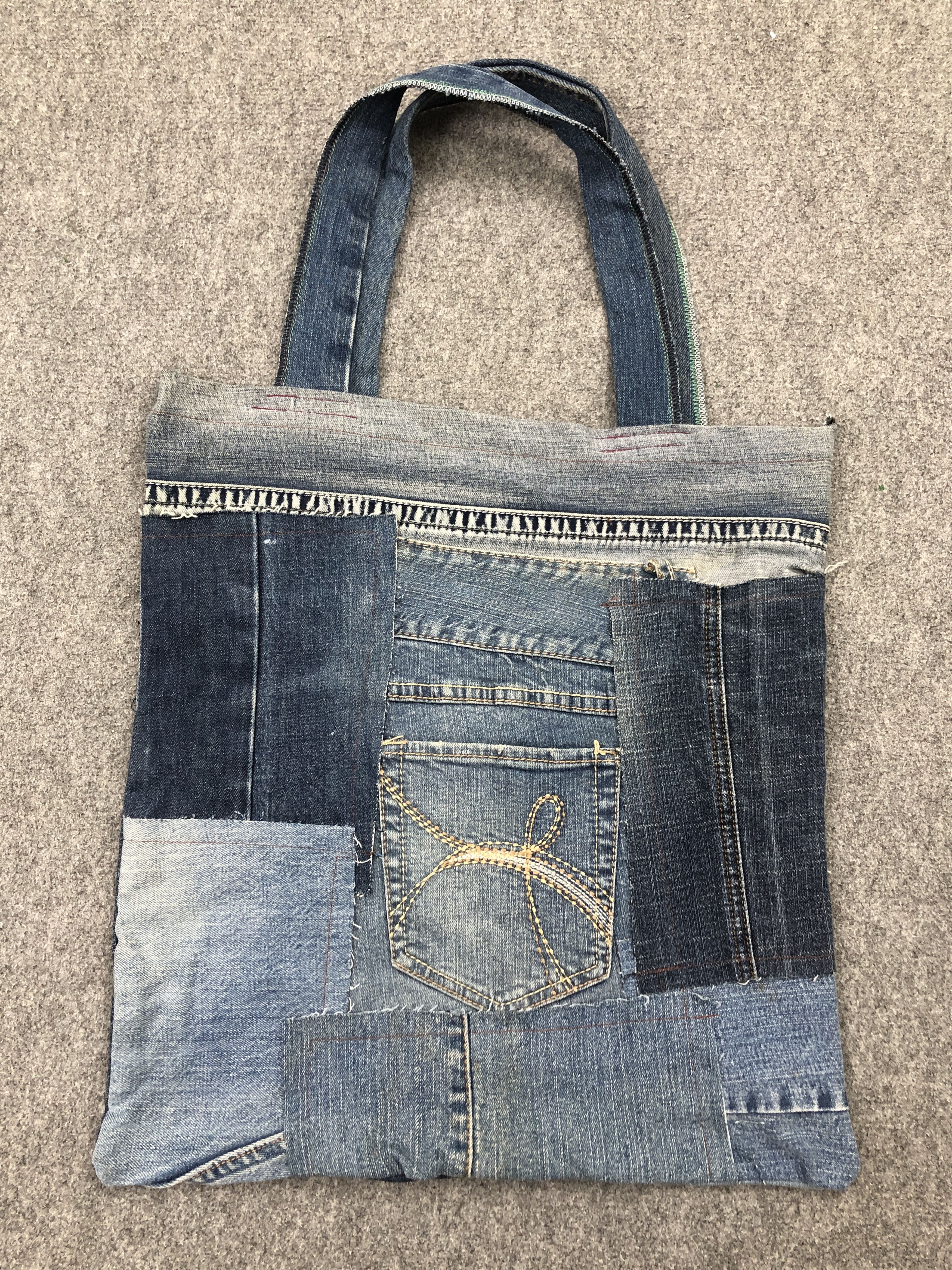 If Six Was Nine Vintage Unbranded Custom Jeans TotebaG BG0151 Size ONE SIZE - 1 Thumbnail