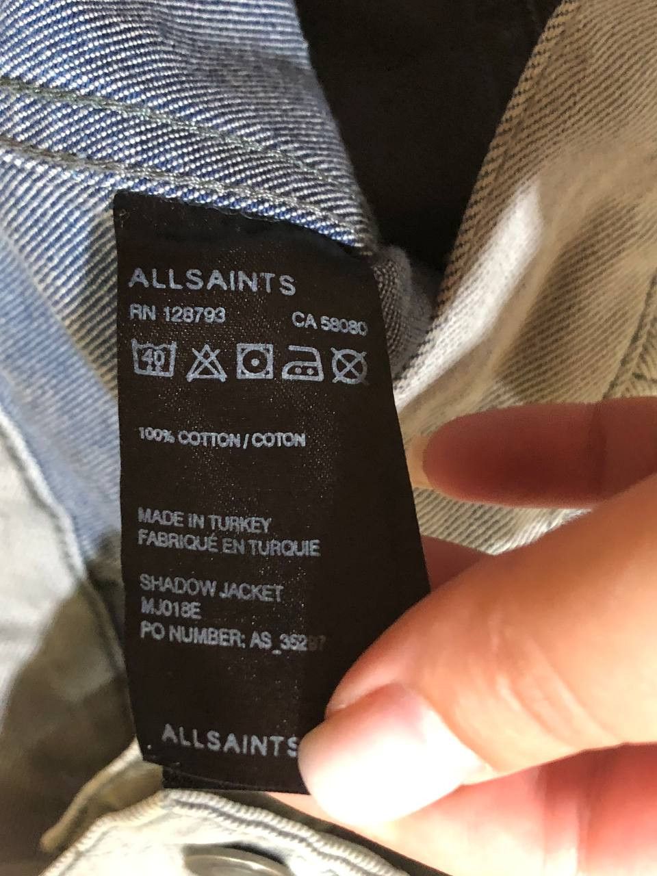 Allsaints Allsaints Denim Jacket Size US M / EU 48-50 / 2 - 3 Thumbnail