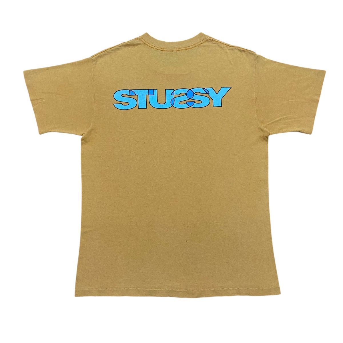 Stussy × Vintage Rare‼️🔥Vintage Stussy Center Logo Single Stitch T-Shirt Size US S / EU 44-46 / 1 - 2 Thumbnail
