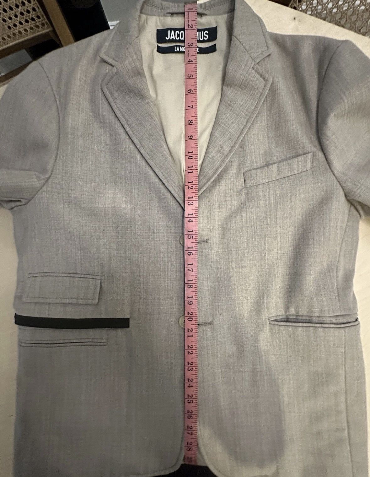 Jacquemus Jacquemus beige sport coat with removable pocket size 50 Size 50R - 12 Thumbnail