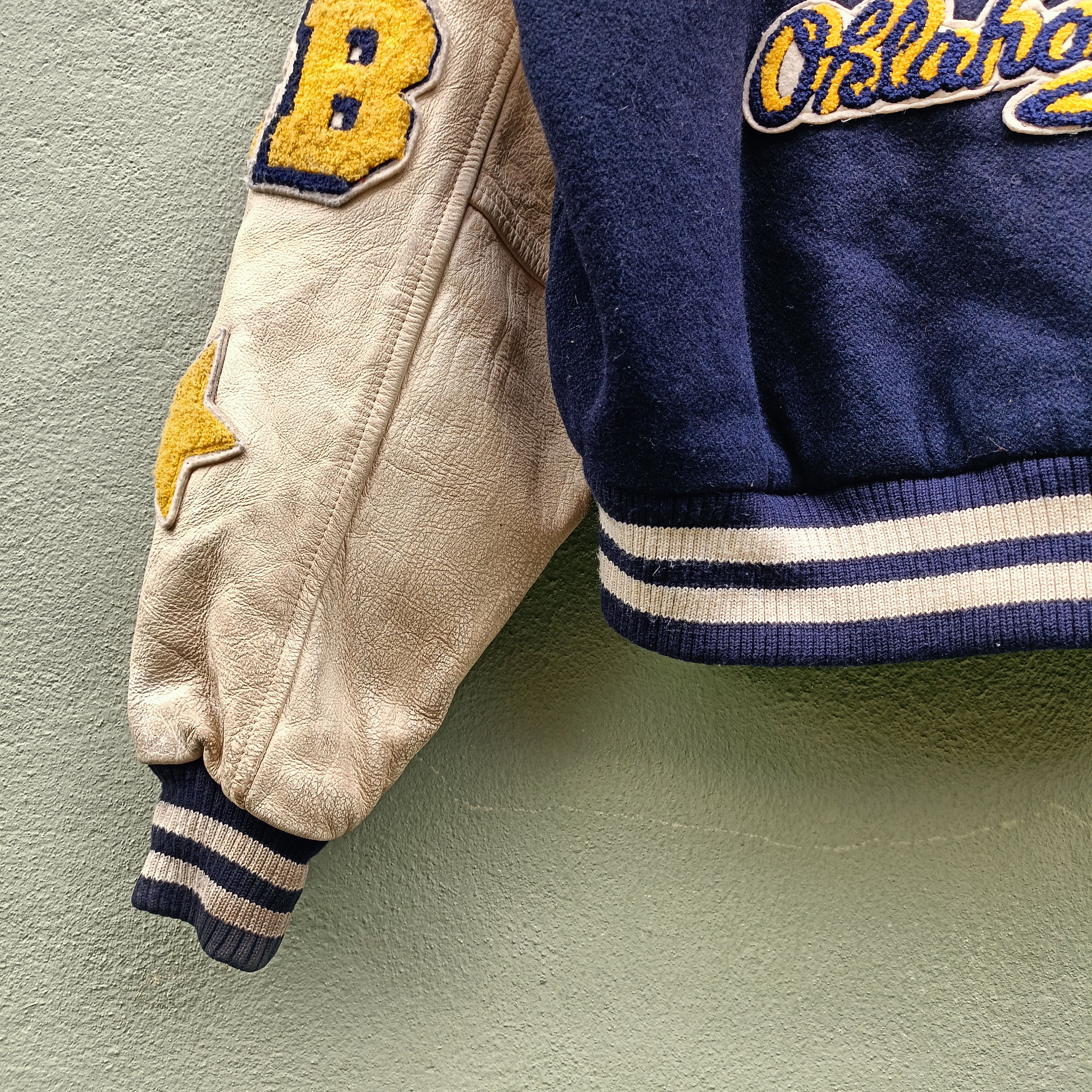 Japanese Brand Varsity jacket U.S.A.F Champion 1958 Size US L / EU 52-54 / 3 - 3 Thumbnail