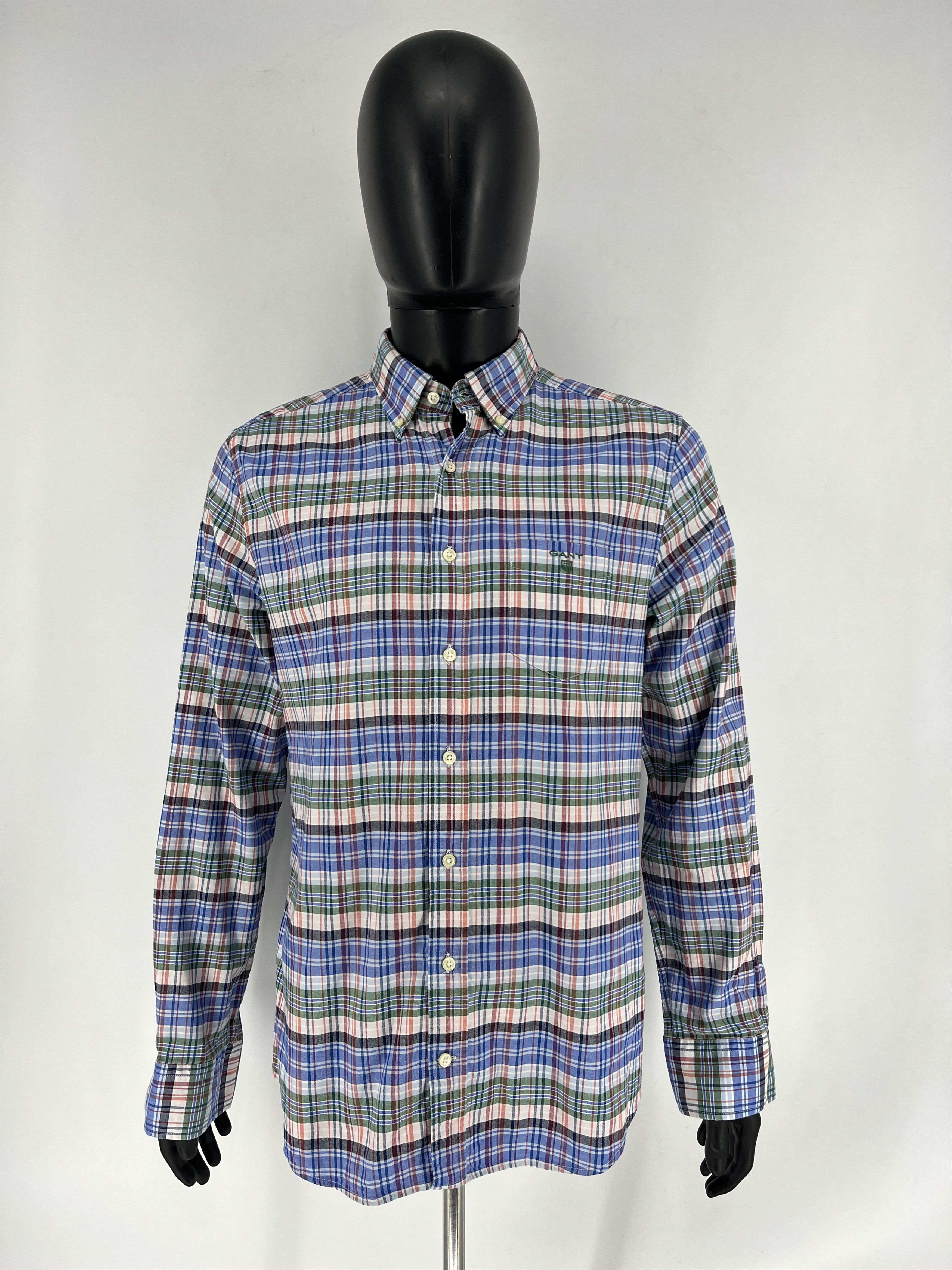 Gant × Vintage Vintage Flannel GANT Plaid Shirt Travis style Size US L / EU 52-54 / 3 - 3 Thumbnail