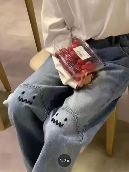 Japanese Brand × Jean Fashion Ladies Jeans Size 30" / US 8 / IT 44 - 1 Thumbnail