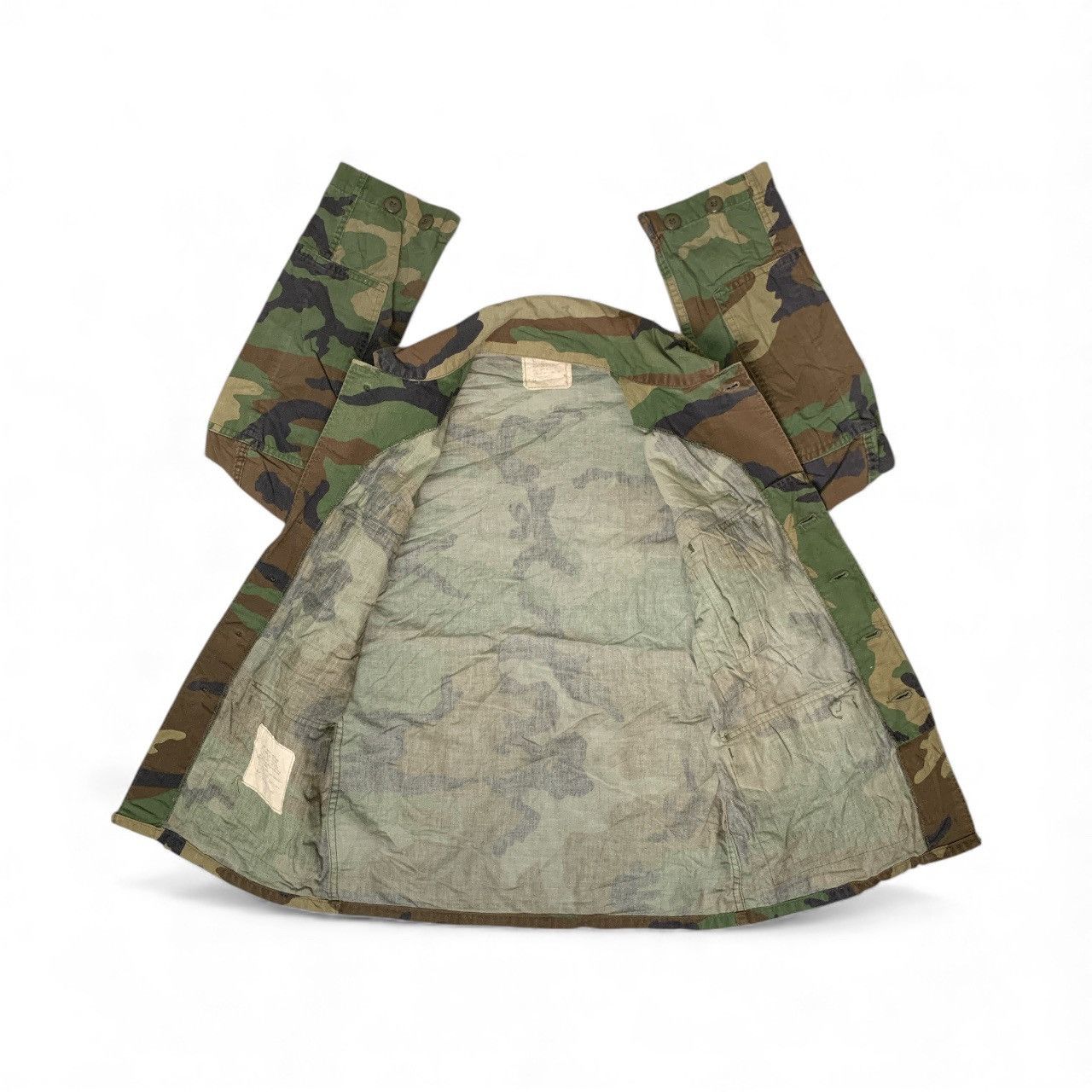 Other Rare vintage US Army Woodland Camo (BDU) Field Jacket Size XS / US 0-2 / IT 36-38 - 3 Thumbnail