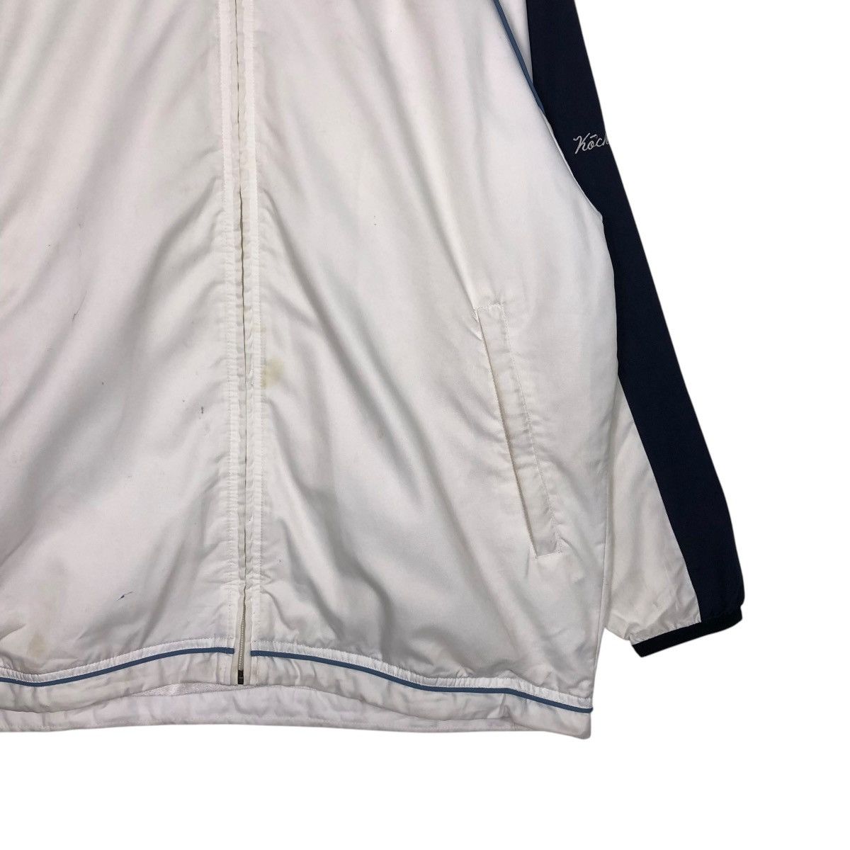 Nike 🔥VINTAGE ZIPPER JACKET NIKE COURT BACKHIT BIG LOGO TENNIS Size US L / EU 52-54 / 3 - 7 Thumbnail