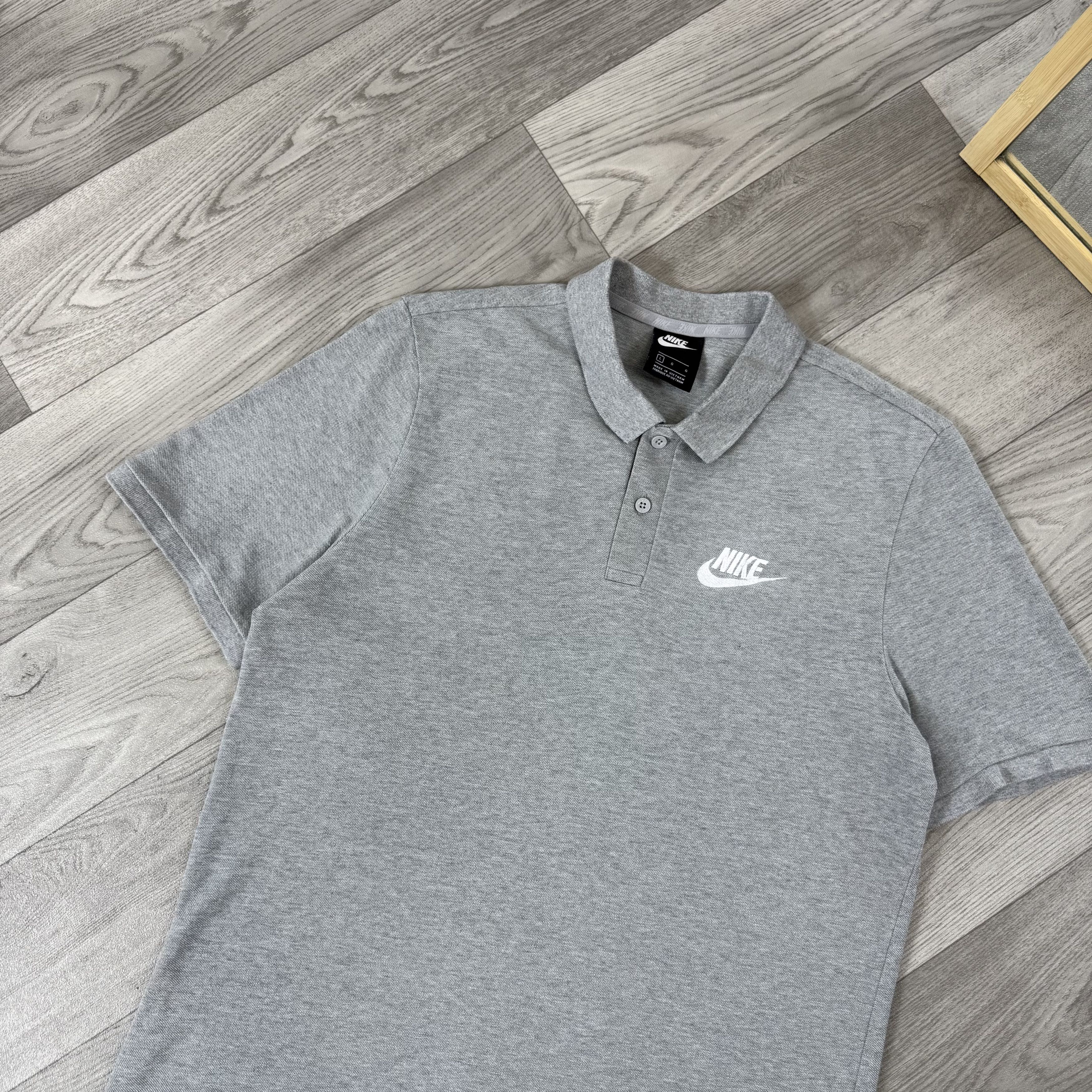 Nike Nike NSW Grey Polo Tee Shirt L Size US L / EU 52-54 / 3 - 5 Thumbnail