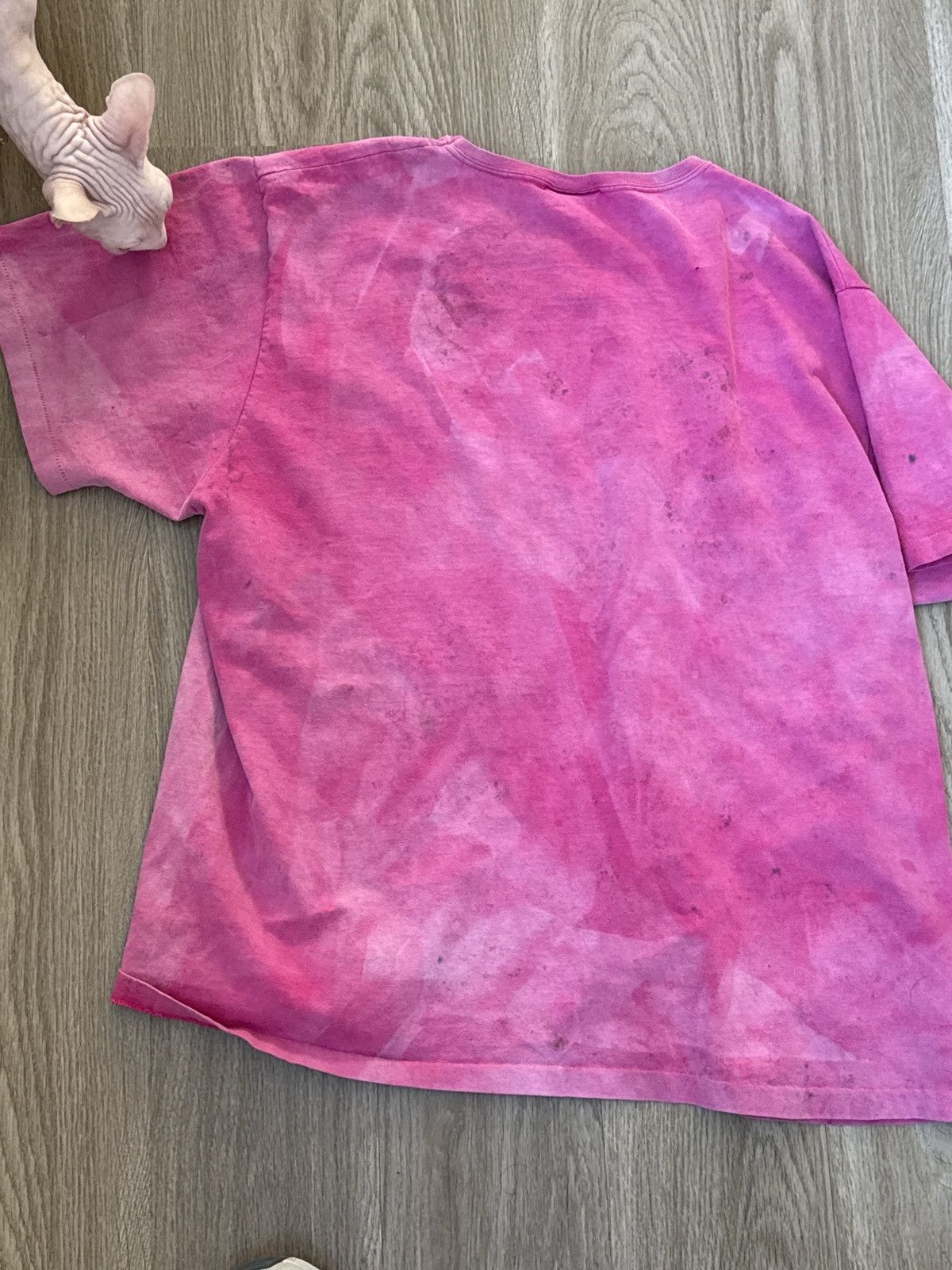 Vintage Sun Faded Pink Tee Single Stitch Size US XL / EU 56 / 4 - 2 Thumbnail