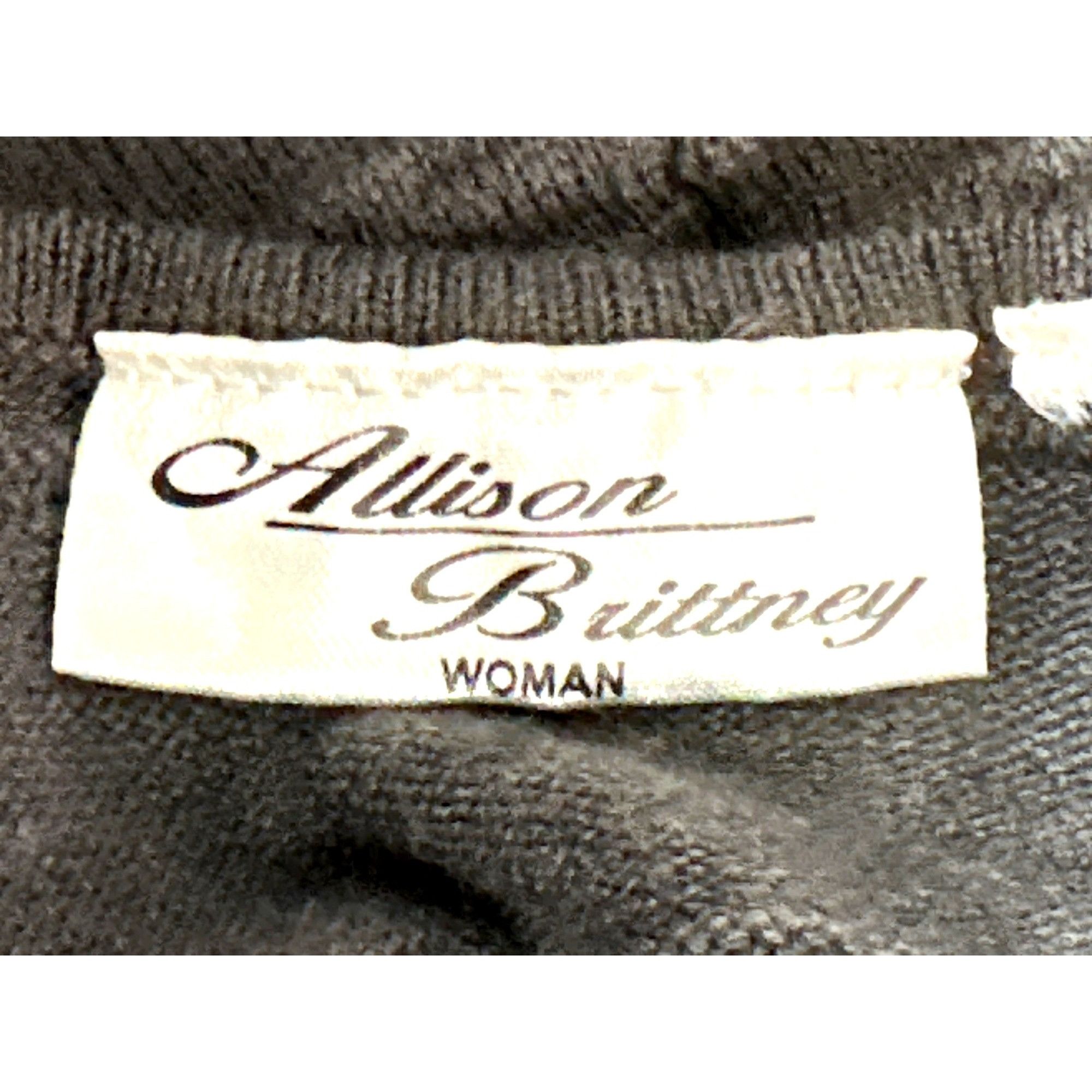 Other Allison Brittney Small Gray Textured Knit Long Sleeve Dress Size S / US 4 / IT 40 - 7 Thumbnail