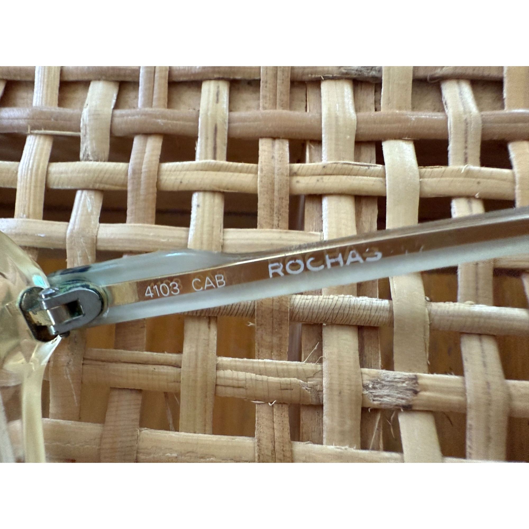 Rochas Vintage Mid 2000s Rochas Sunglasses 4103 CAB – Handmade in F Size ONE SIZE - 4 Thumbnail