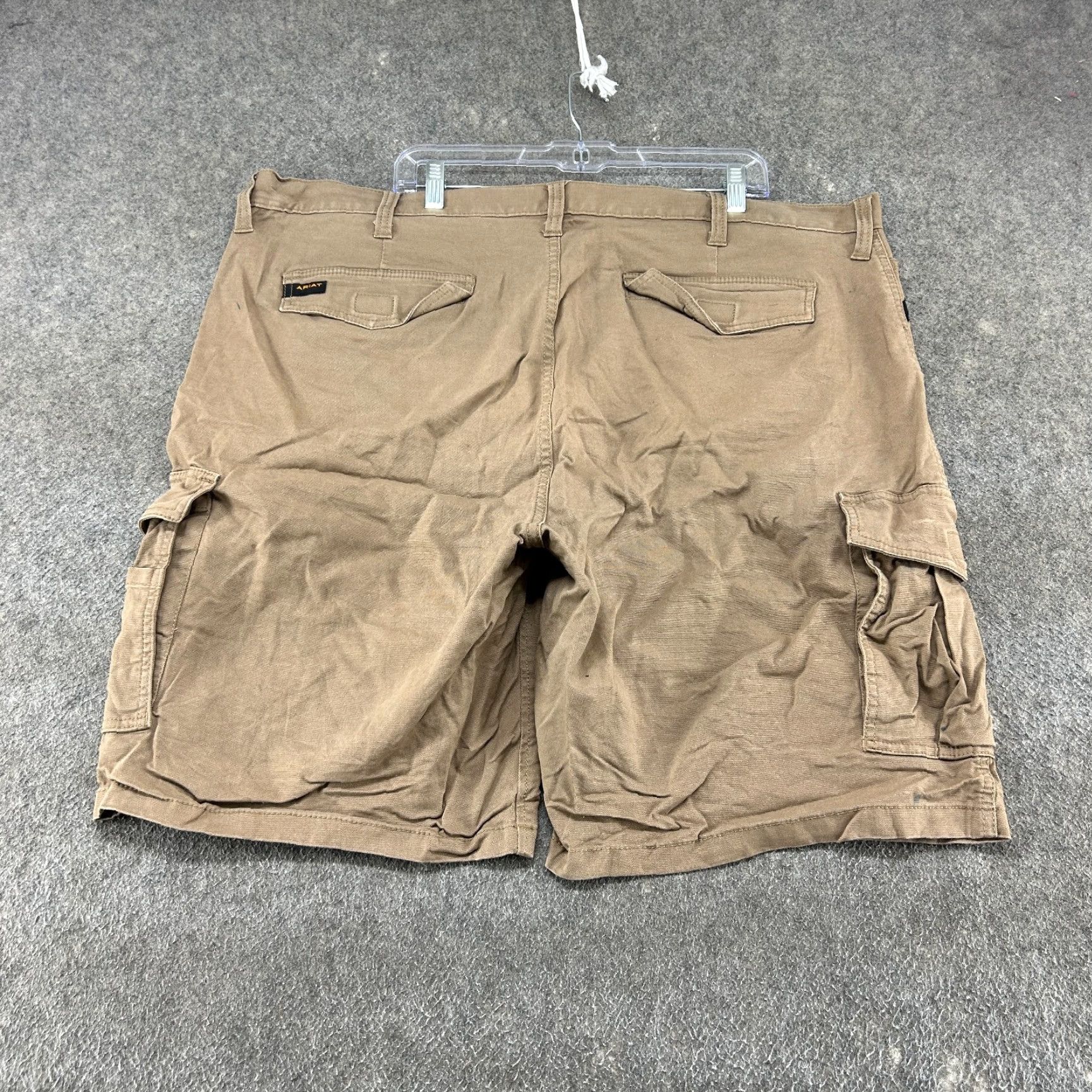 Ariat Ariat Rebar M4 Shorts Mens 42 Brown Relaxed Fit Cargo Pockets Solid Size US 30 / EU 46 - 5 Thumbnail