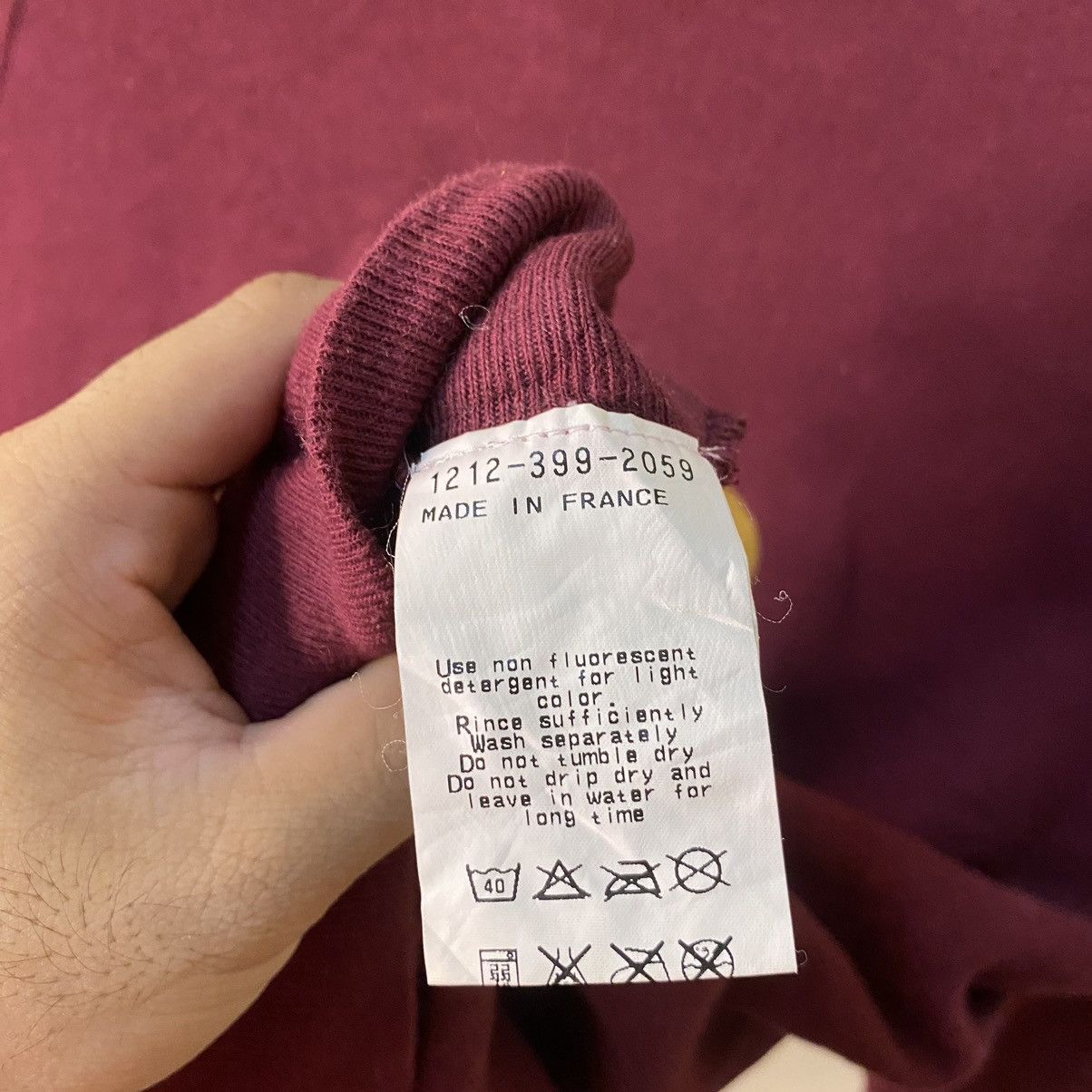 Designer Text 13 Hoodie Made in France Size US S / EU 44-46 / 1 - 5 Thumbnail