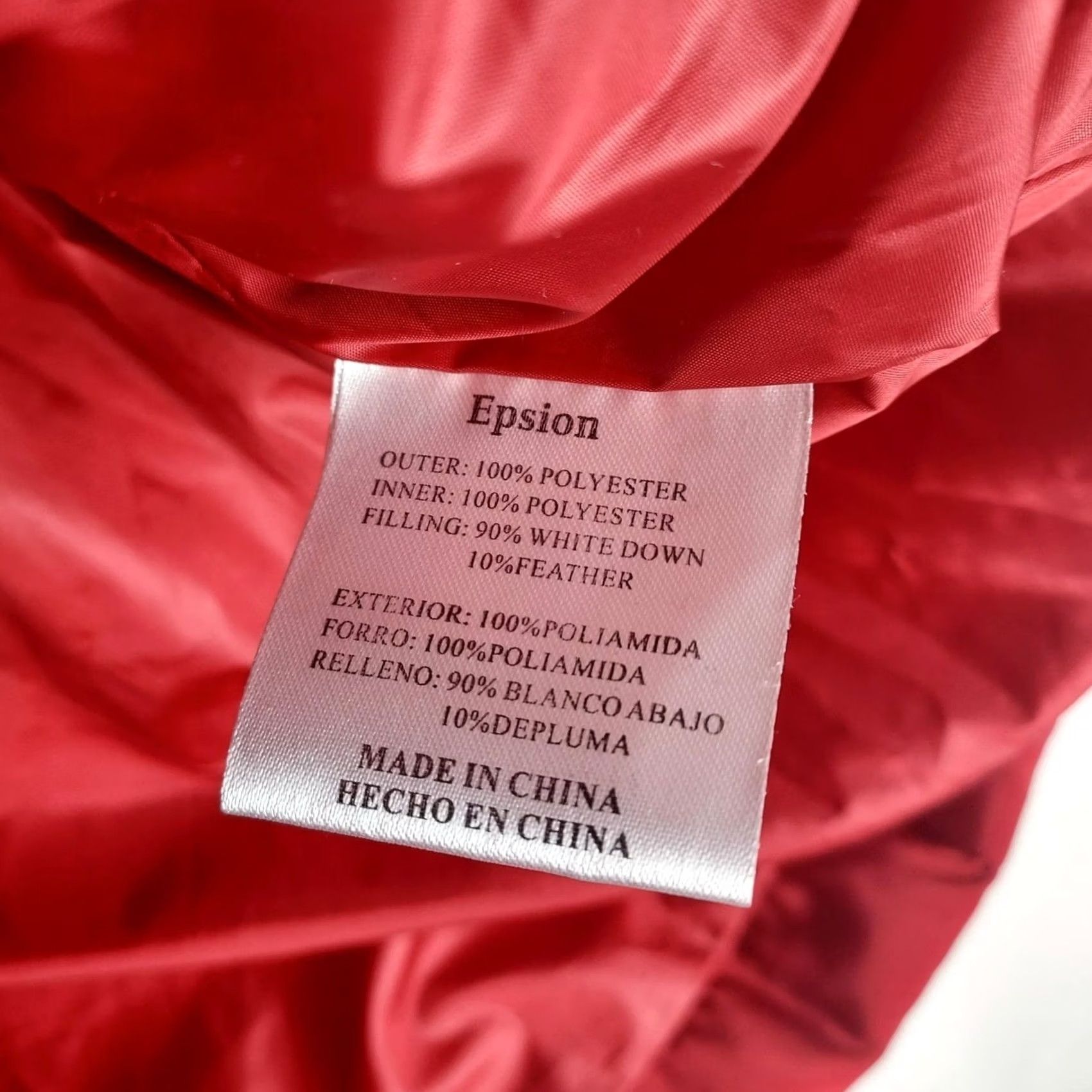 Vintage VINTAGE? No — Epsion Womens Down Puffer Coat L Red Hooded Quilted Faux Fur Trim Winter Jacket Womens Size L / US 10 / IT 46 - 7 Thumbnail