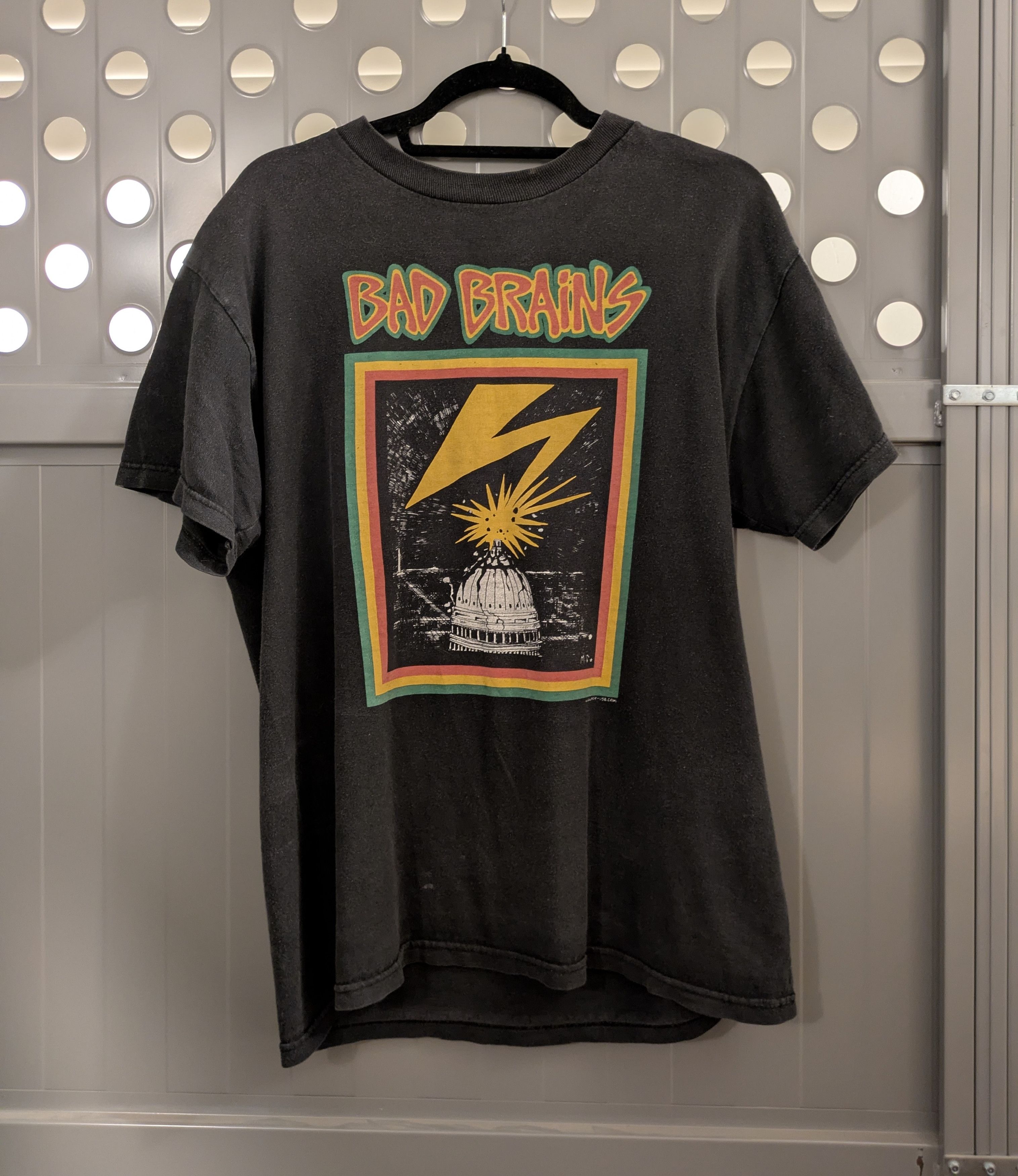 Vintage Bad Brains Vintage Band T-Shirt Faded Black Size M Size US M / EU 48-50 / 2 - 1 Thumbnail