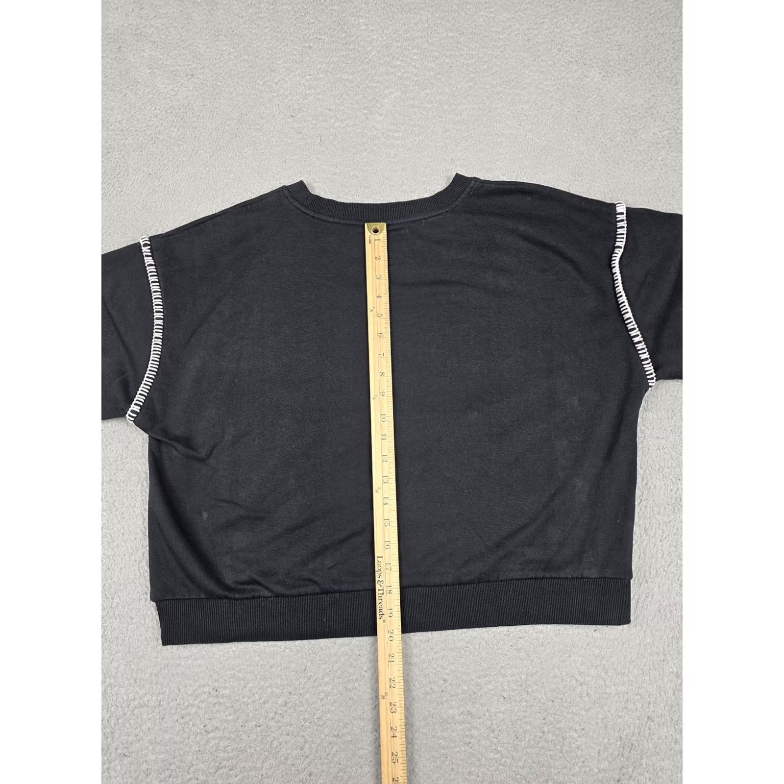 Vintage VINTAGE C&C California Sweatshirt Womens L Black Pullover Fleece Lined Pockets Crewneck Size L / US 10 / IT 46 - 4 Thumbnail