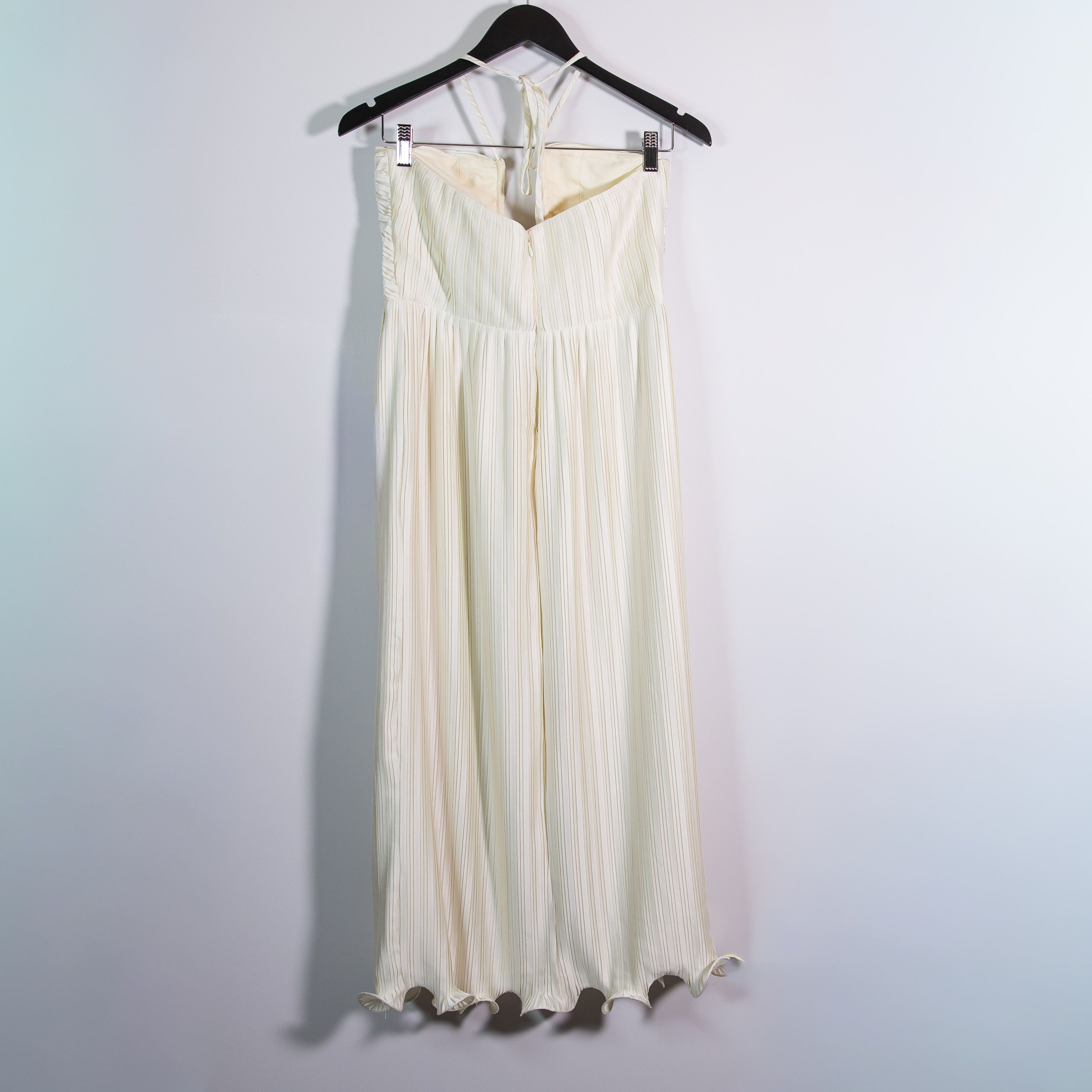 Lovers and Friends Lovers And Friends Benni Satin Pleated Halter Size M / US 6-8 / IT 42-44 - 4 Thumbnail