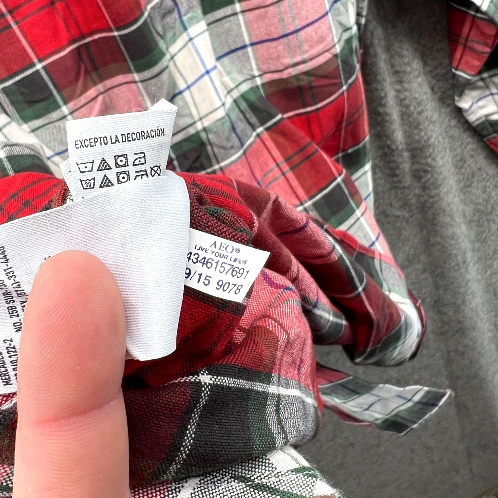 American Eagle Outfitters VINTAGE American Eagle Shirt Mens Large Red Plaid Flannel Cotton Shirt Size US L / EU 52-54 / 3 - 3 Thumbnail