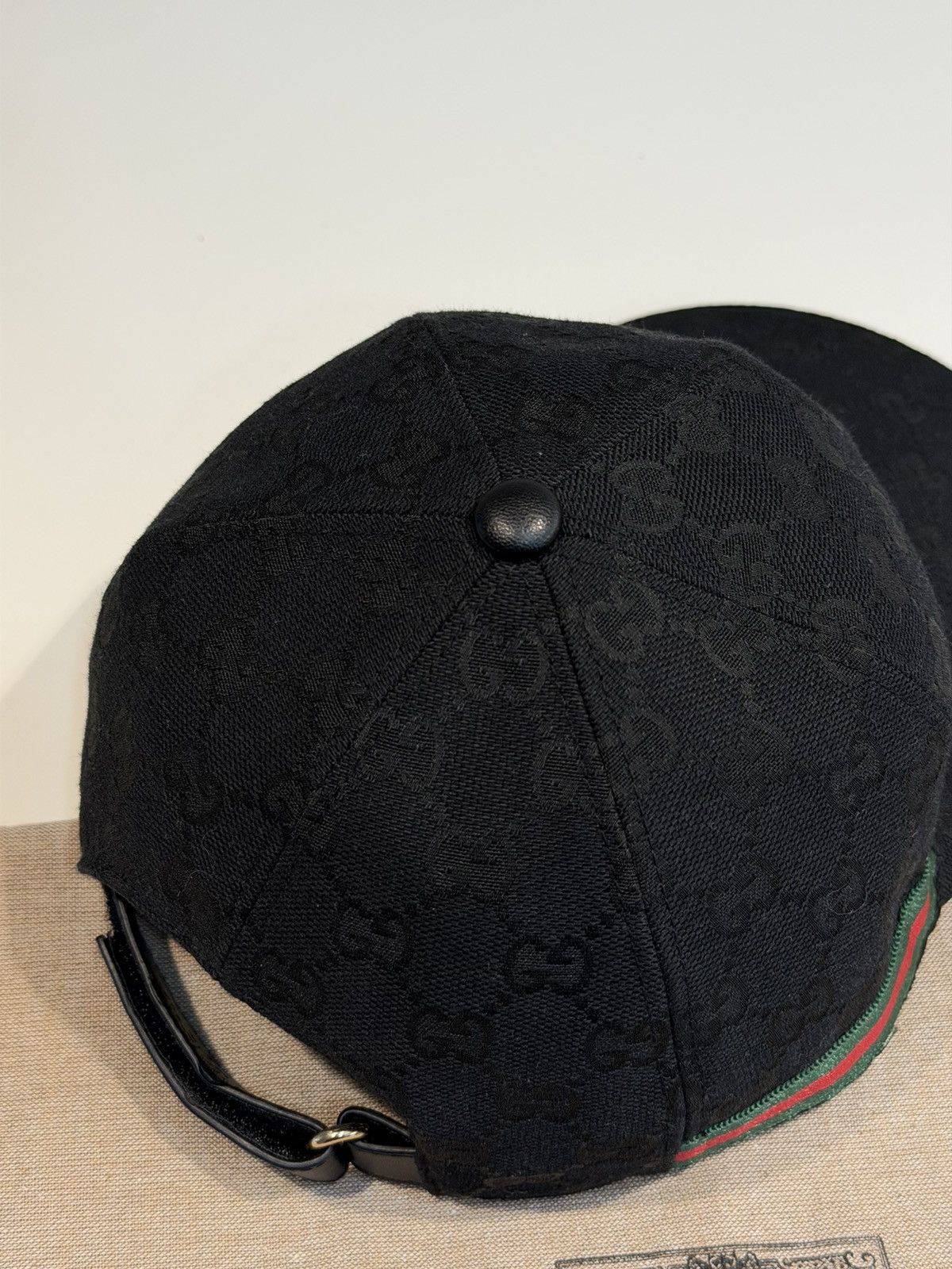 Gucci GUCCI GG Monogram Web Baseball Cap Demna Nettspend Tom Ford Size ONE SIZE - 10 Thumbnail