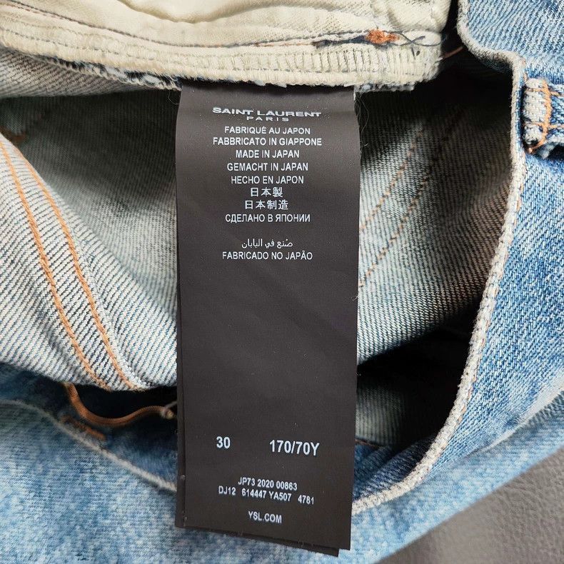 Yves Saint Laurent Yves Saint Laurent YSL Blue Denim Jeans Size 30-2506 Size US 30 / EU 46 - 5 Thumbnail