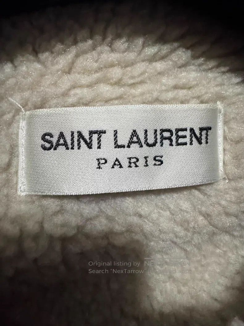 Saint Laurent Paris Saint Laurent Paris Black and Red Plaid Shirt with Fur Lin Size US S / EU 44-46 / 1 - 5 Thumbnail