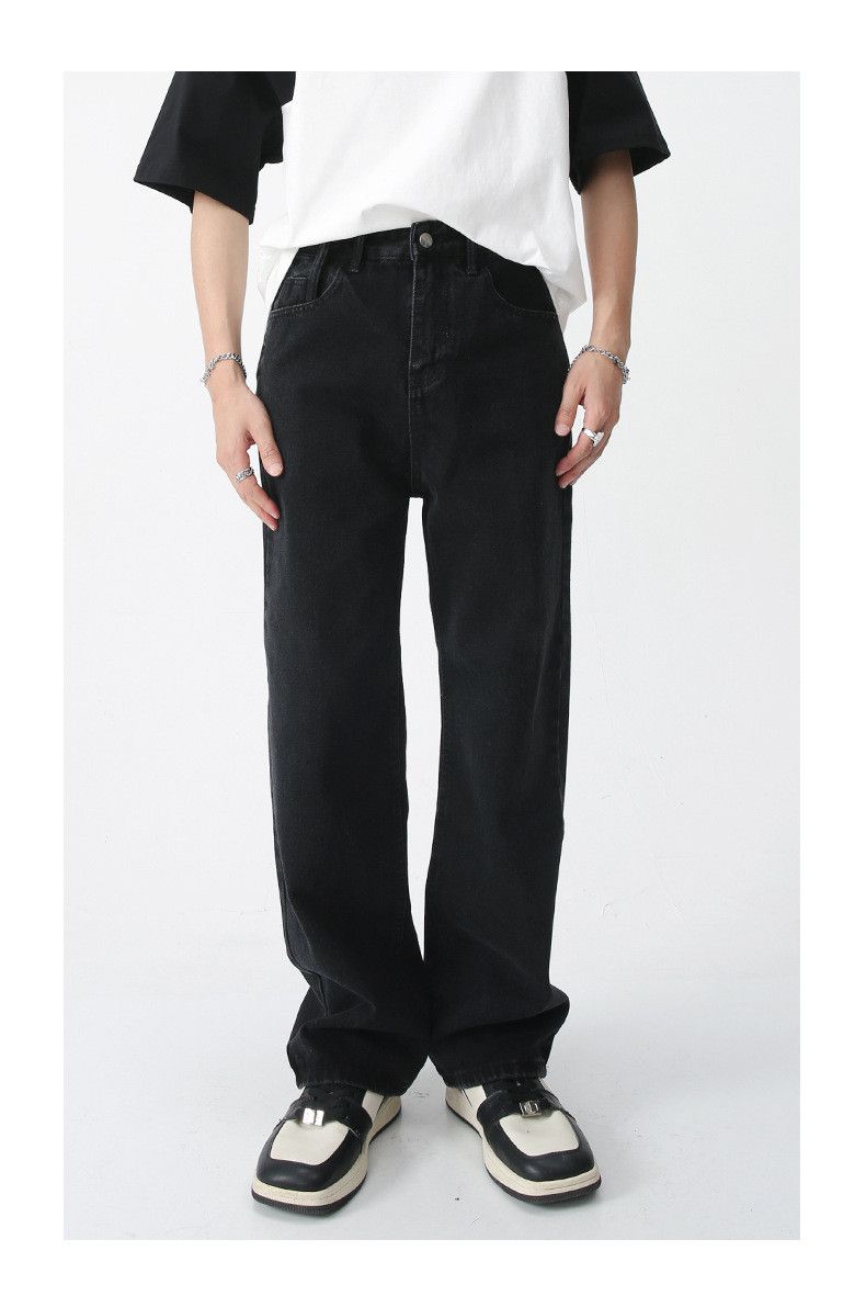 Japanese Brand × Vintage Loose straight high waist classic jeans y2k Size US 32 / EU 48 - 1 Thumbnail