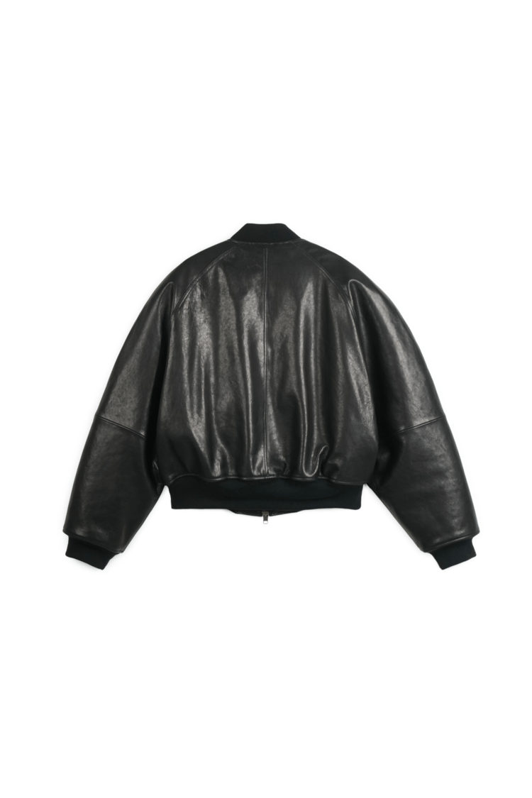 PROJECT G/R Protocol Index Exaggerated Shoulder Leather Jacket Size US M / EU 48-50 / 2 - 9 Thumbnail