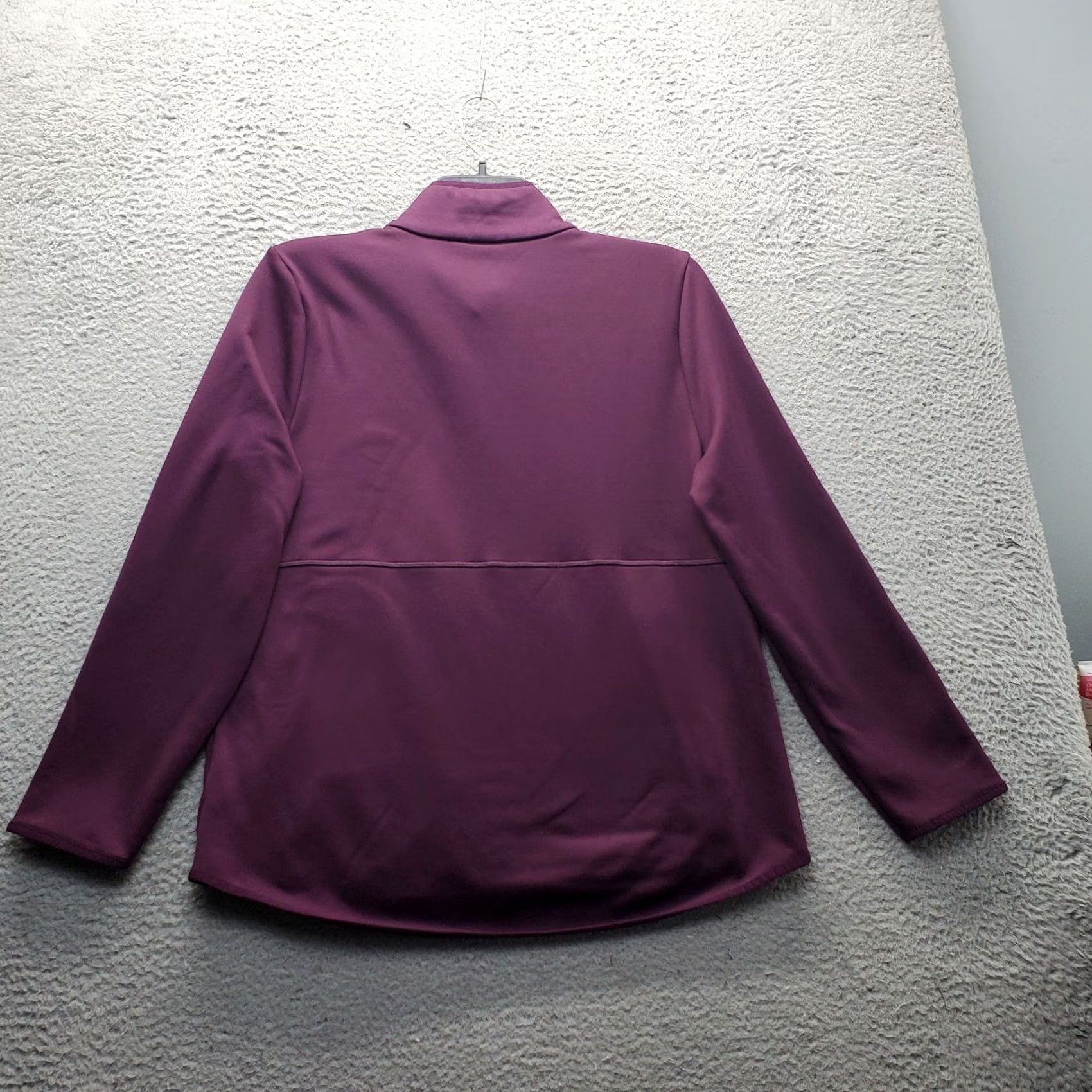 Talbots Talbots Jacket Women XL Purple Fleece Lined Stretch Mock Neck Zip Up Outdoor EUC Womens XL Purple Zip Up Jacket Size XL / US 12-14 / IT 48-50 - 2 Thumbnail