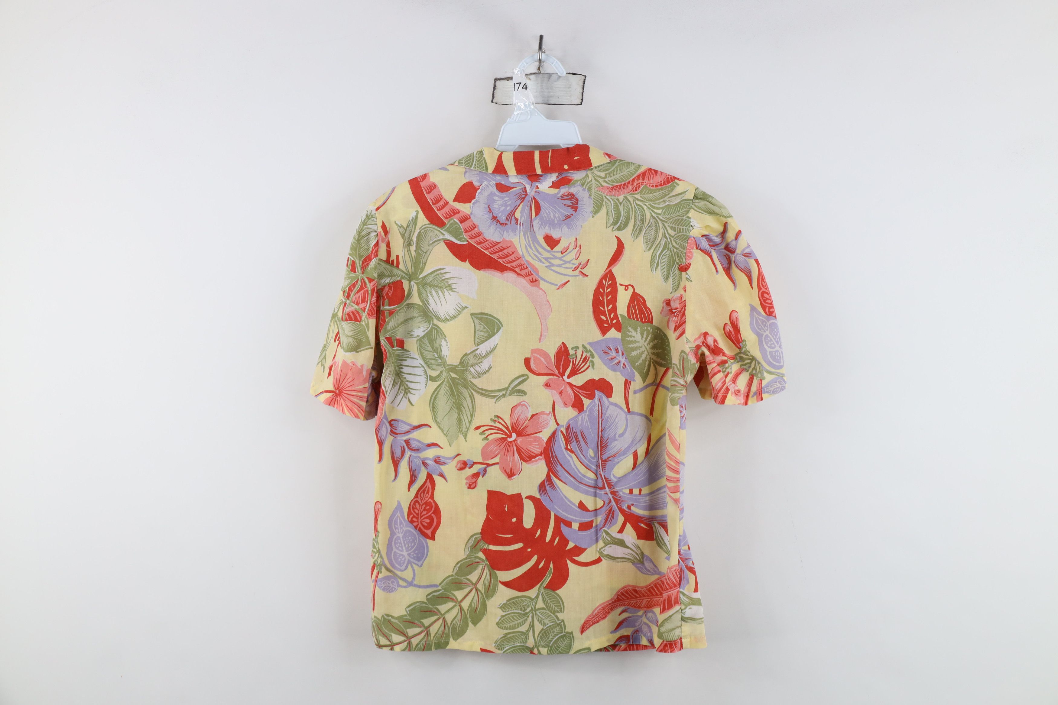 Vintage Vintage 70s Streetwear Flower Hawaiian Button Shirt USA Size L / US 10 / IT 46 - 10 Thumbnail