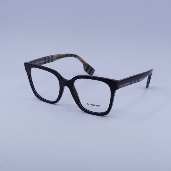Burberry Burberry BE2347 3942 Eyeglasses Black 52mm Square Frame Size ONE SIZE - 6 Thumbnail