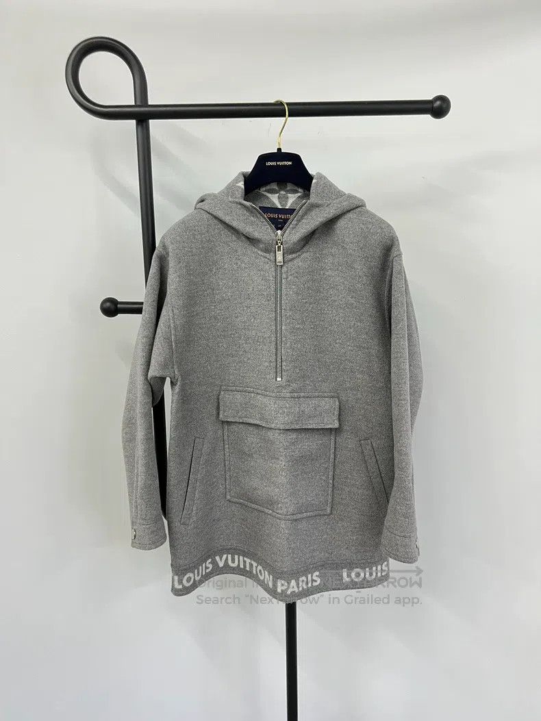 Louis Vuitton Louis Vuitton Half Zip Inside Full Logo Patchwork Hooded S Size XXS / US 00 / IT 34 - 1 Thumbnail