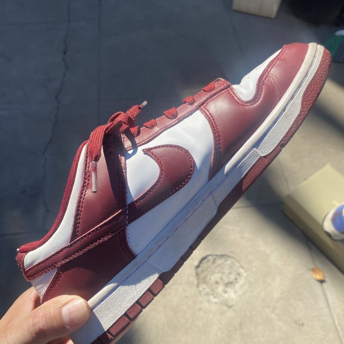Size 9.5 - Nike Dunk Low retro Team Red