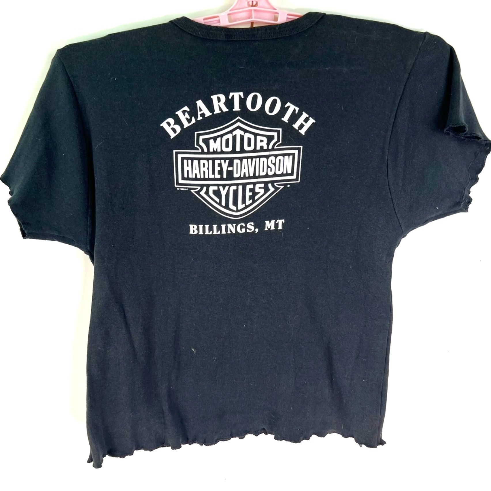 Harley Davidson VINTAGE 1998 Harley-Davidson Real Women Ride Harleys T-Shirt L Black Biker 90s Womens Size L / US 10 / IT 46 - 5 Thumbnail