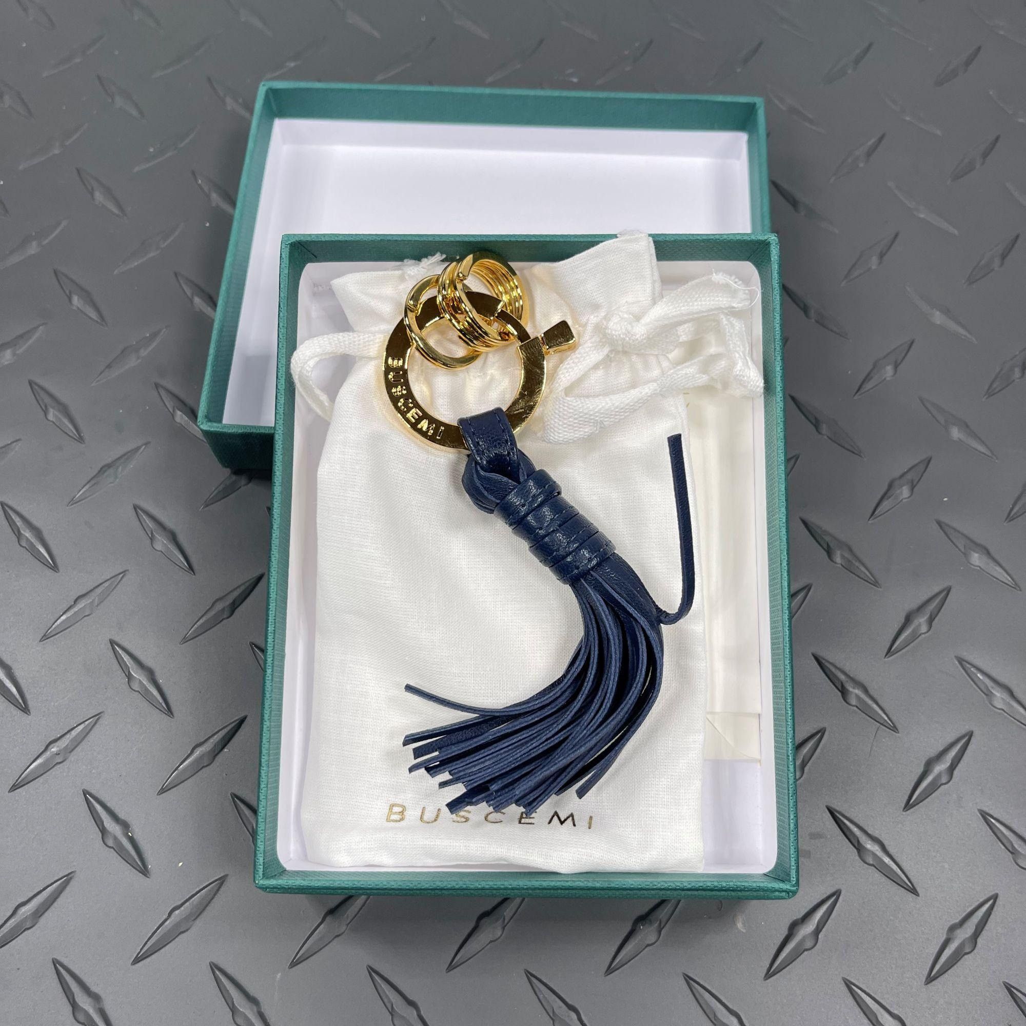 Buscemi Buscemi Fringe Keyholder Ocean Leather Size ONE SIZE - 1 Thumbnail