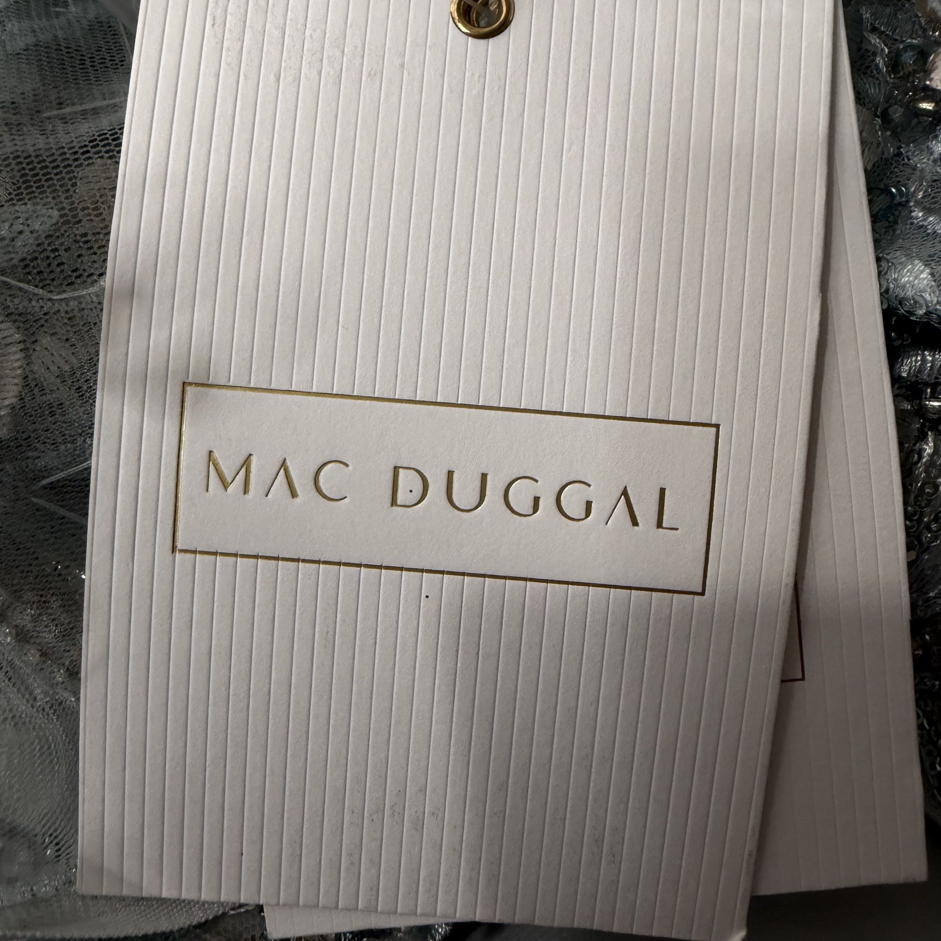Mac Duggal Mac Duggal Embellished Cap Sleeve Bodice Chiffon Gown NWT Size XL / US 12-14 / IT 48-50 - 7 Thumbnail
