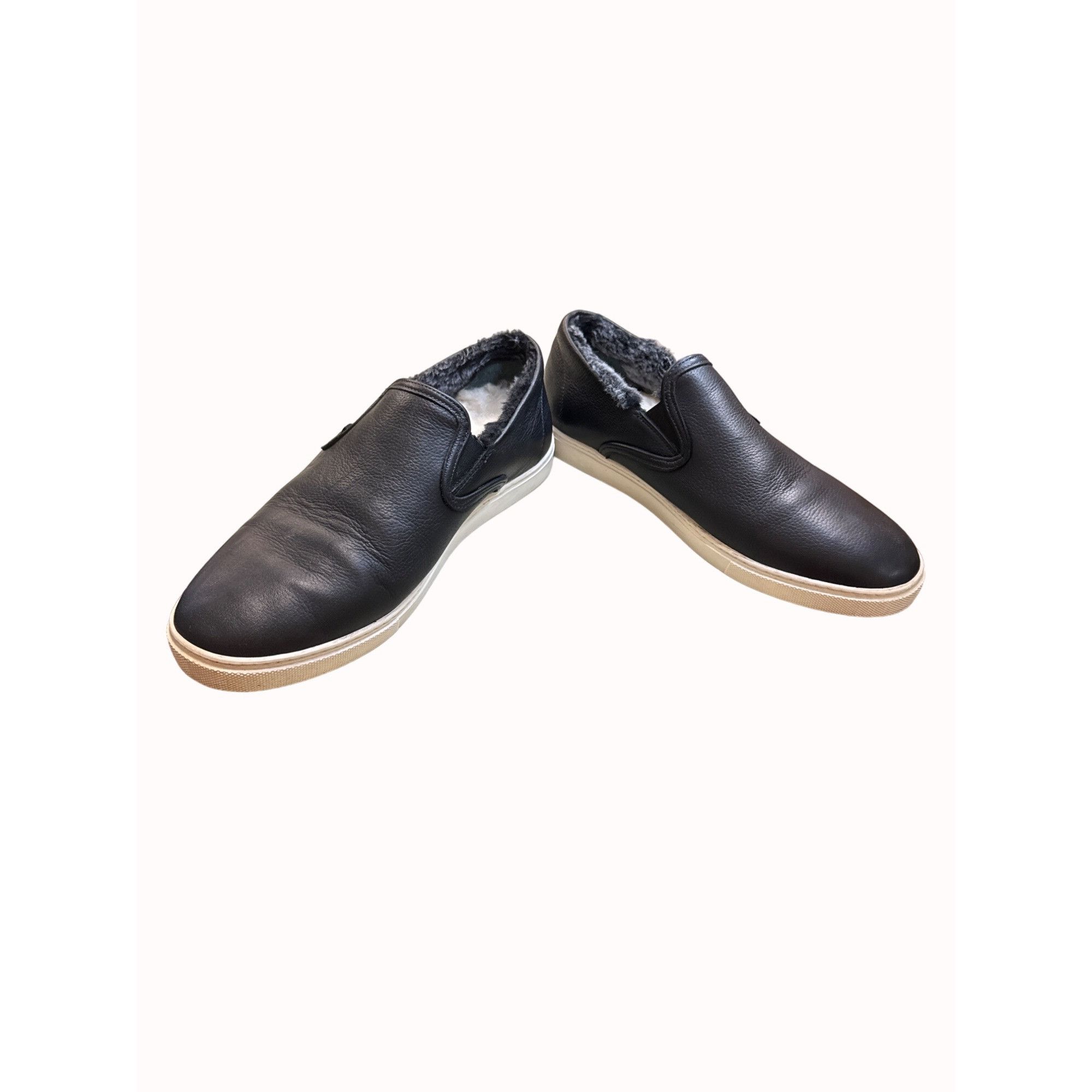 Allen Edmonds Allen Edmonds men’s black leather fur lined slip loafers siz Size US 9 / EU 42 - 2 Thumbnail