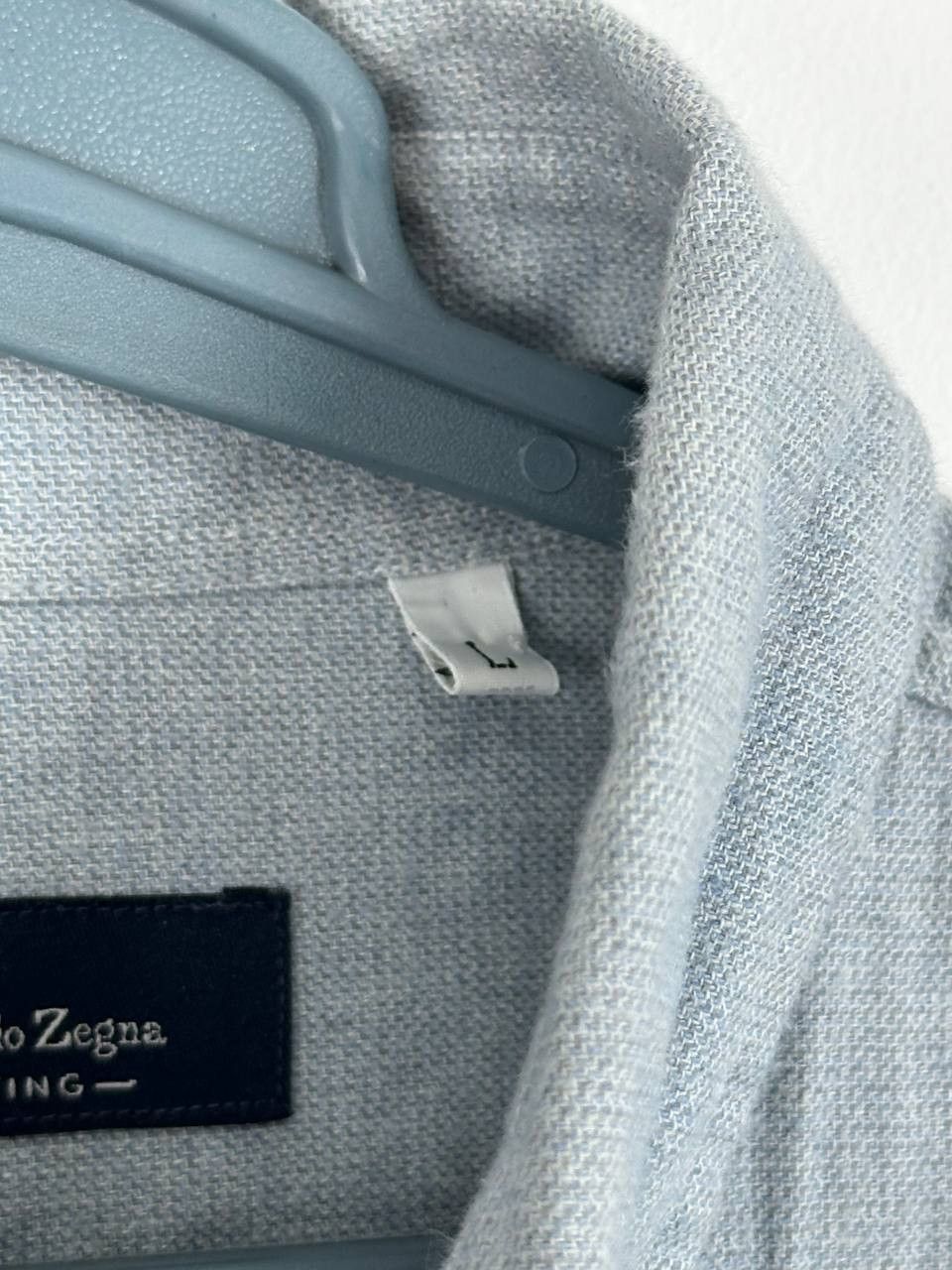 Ermenegildo Zegna Ermenegildo Zegna Yachting Blue Luxury Shirt Size XL Size US XL / EU 56 / 4 - 8 Thumbnail