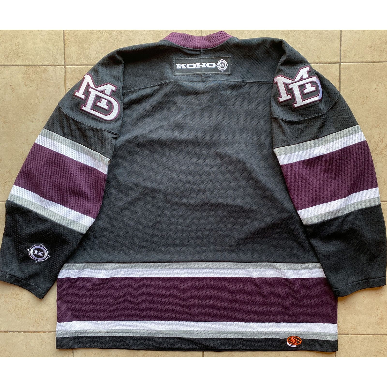 Koho × NHL Anaheim Mighty Ducks 2003-2006 KOHO alt jersey XL hockey vtg Size US XL / EU 56 / 4 - 5 Thumbnail