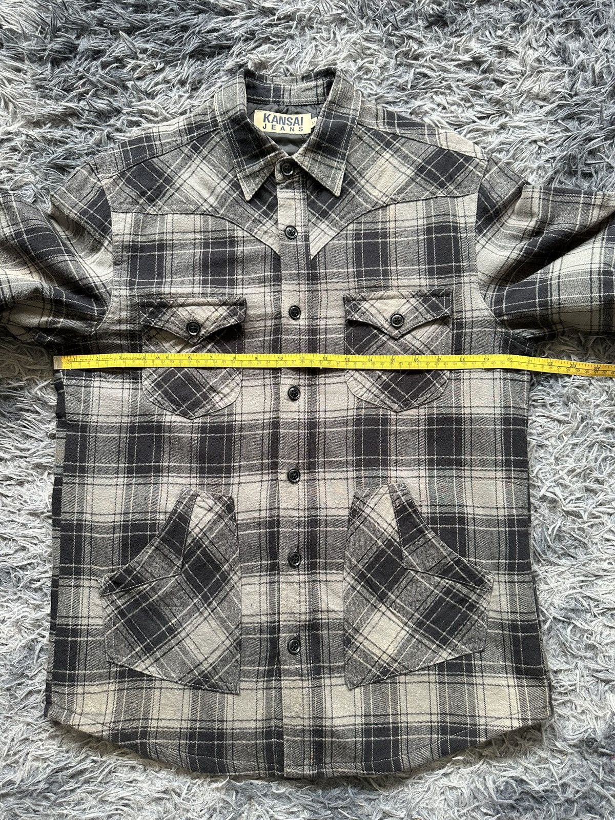 Kansai Yamamoto 🔥Avantgarde🔥 00's Kansai Jeans plaid quilted jacket Size US M / EU 48-50 / 2 - 8 Thumbnail