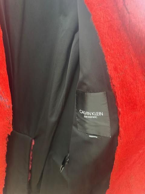 Calvin Klein 205W39NYC Calvin Klein 205W39NYC Faux Fur Red coat Size M / US 6-8 / IT 42-44 - 10 Thumbnail