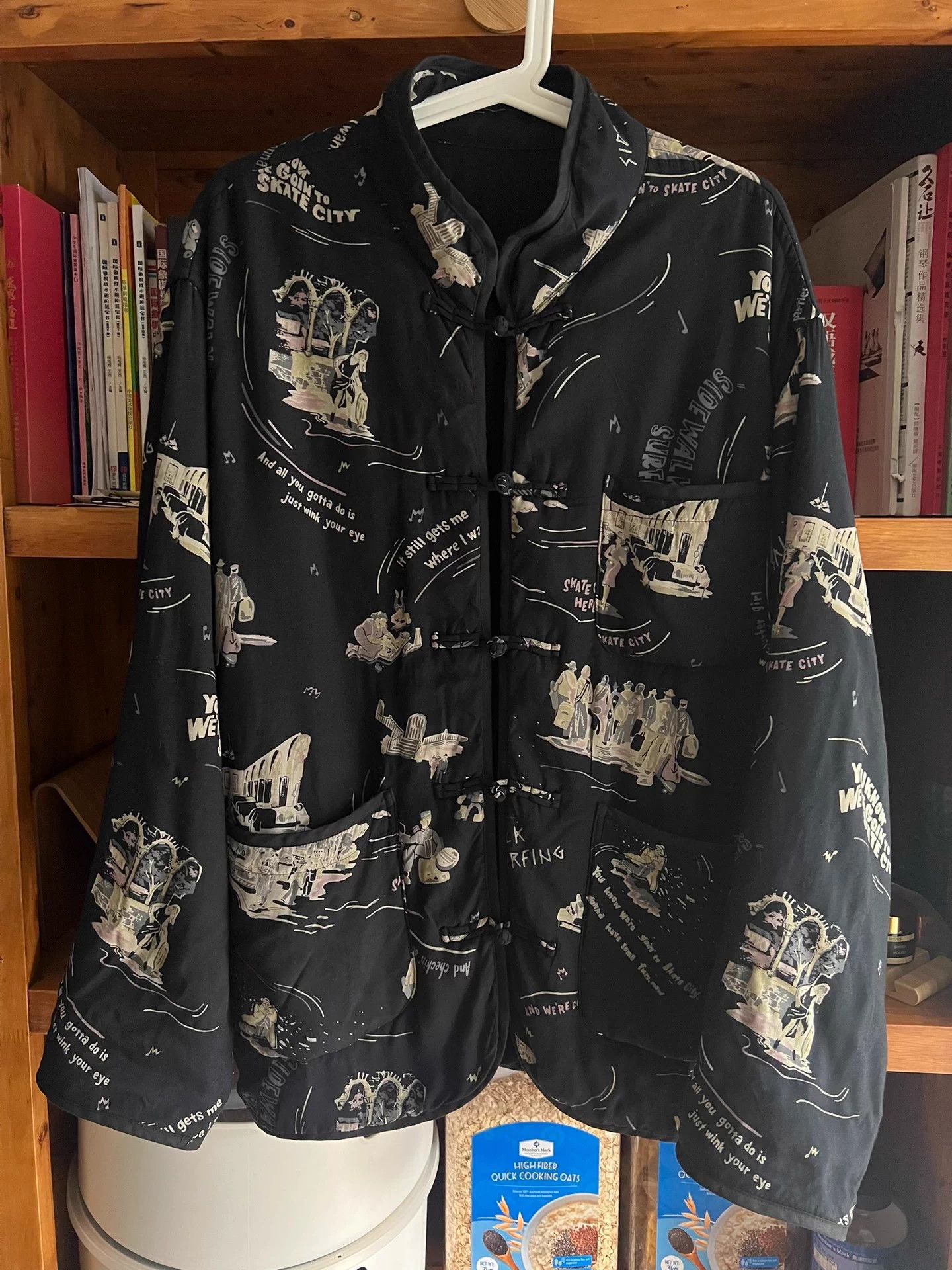 Porter Classic Porter Classic Black Hawaiian Shirt Thin Quilted Lining M Size US M / EU 48-50 / 2 - 1 Thumbnail