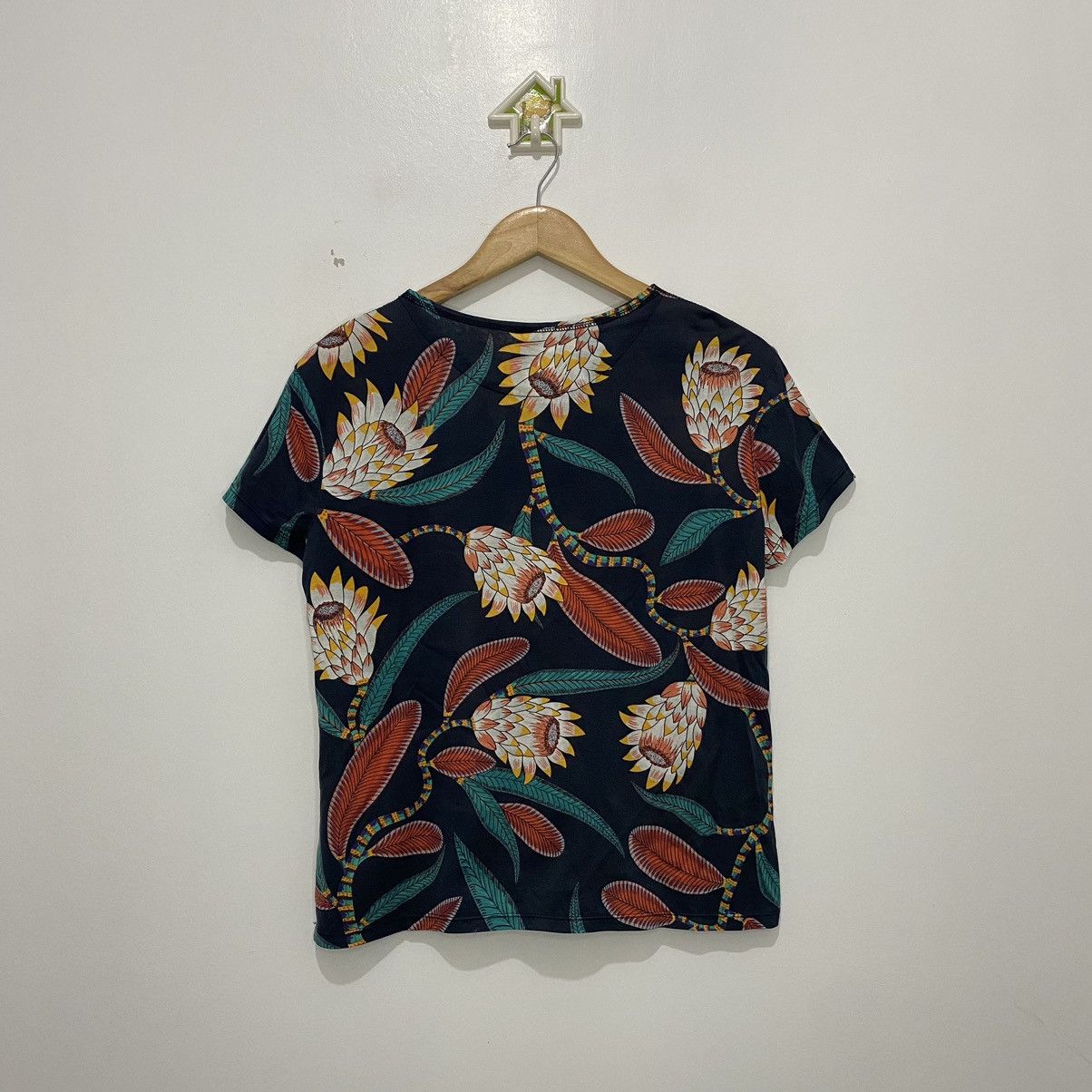 Hermes Floral Printed Tee