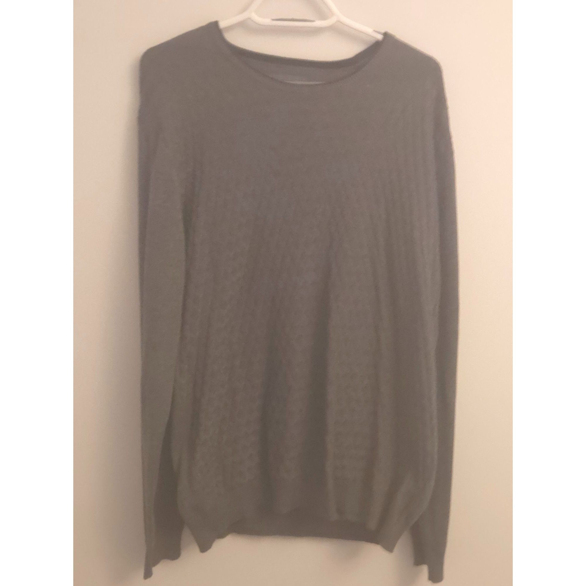 Other Consenso Lightweight Textured Crewneck Sweater Gray XXL Size US L / EU 52-54 / 3 - 2 Thumbnail
