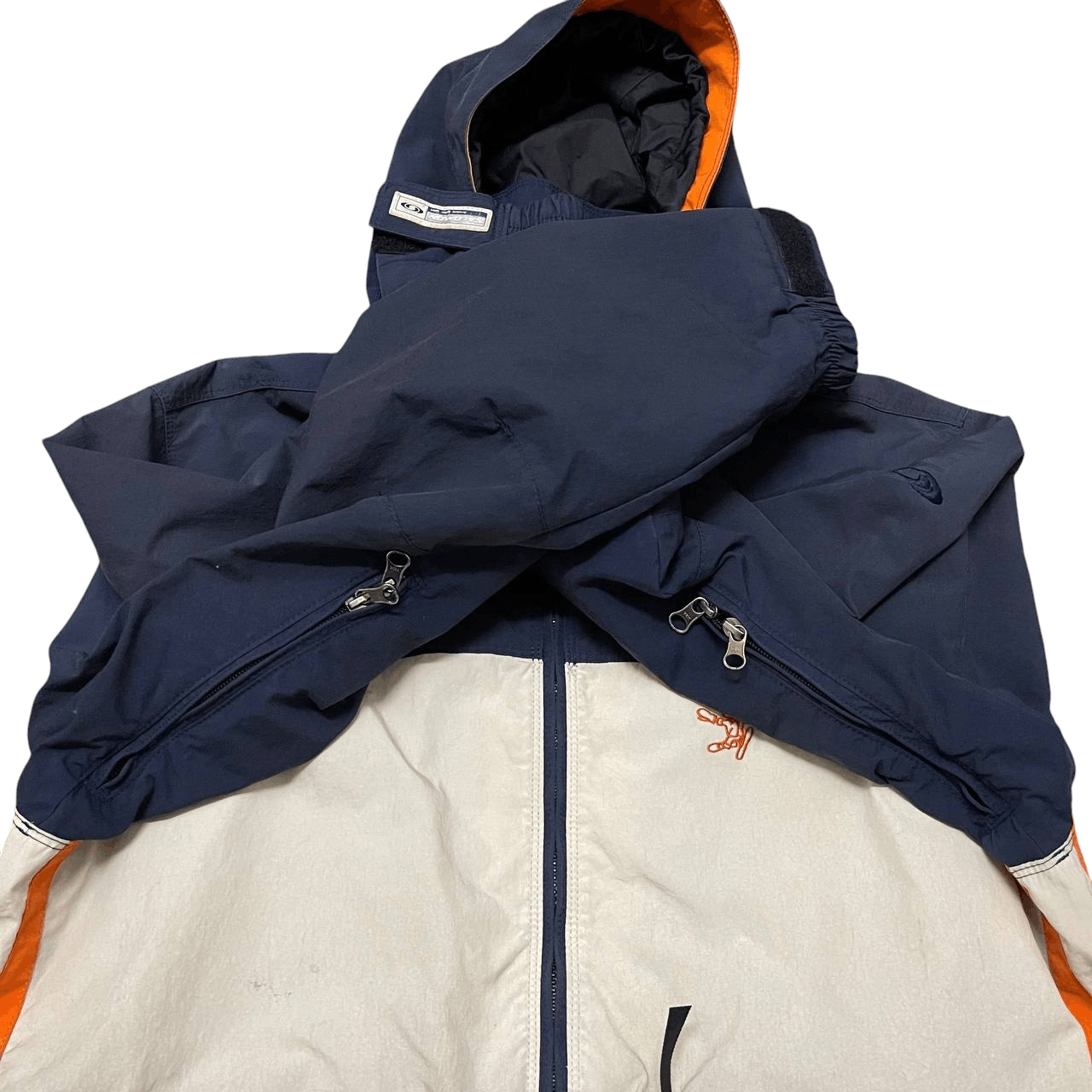 Salomon Vintage Salomon Ski Hooded Jacket Size US S / EU 44-46 / 1 - 9 Thumbnail