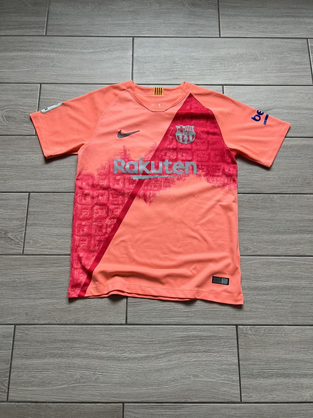 Nike Nike FC Barcelona 2018 - 19 Soccer Football Jersey T-shirt Size US S / EU 44-46 / 1 - 2 Thumbnail