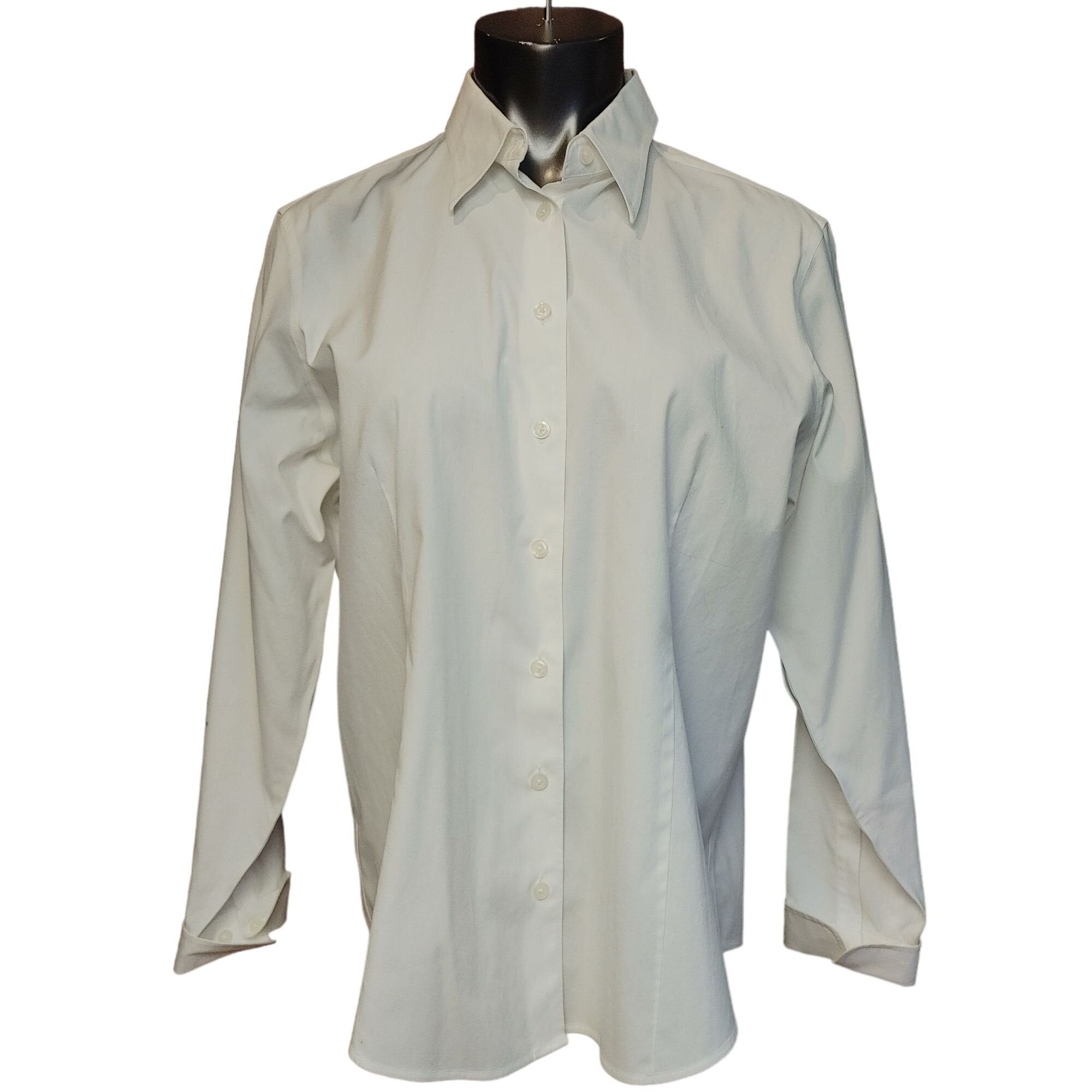 Eddie Bauer Eddie Bauer Stretch Wrinkle Resistant Men's White Long Sleev Size US XL / EU 56 / 4 - 1 Thumbnail