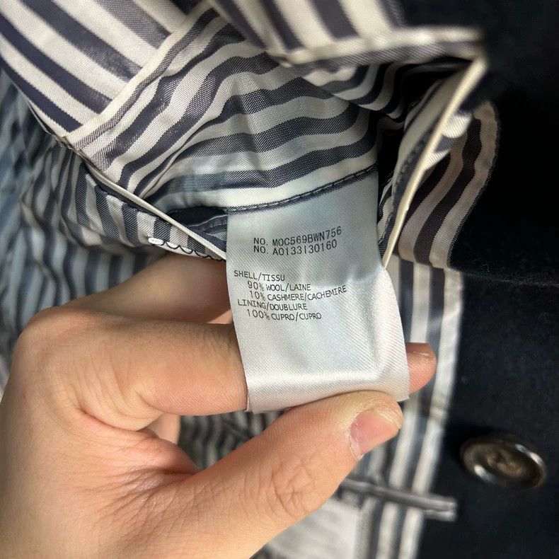 Thom Browne Thom Browne size0 Navy blue double snap coat Size 36R - 5 Thumbnail