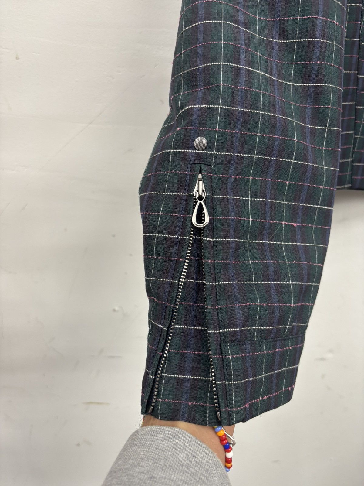 Kiko Kostadinov Kiko Kostadinov Green Karner cropped blouson jacket Size US L / EU 52-54 / 3 - 6 Thumbnail