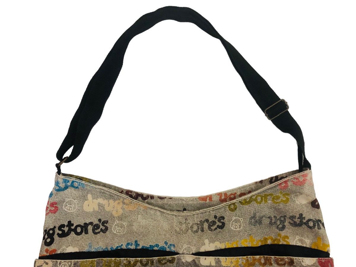 20471120 × Beauty Beast × Japanese Brand DOPE 🔥 DRUG STORES 🇯🇵 SHOULDER SLING BAG POP STYLE MONOGRAM Size ONE SIZE - 3 Thumbnail