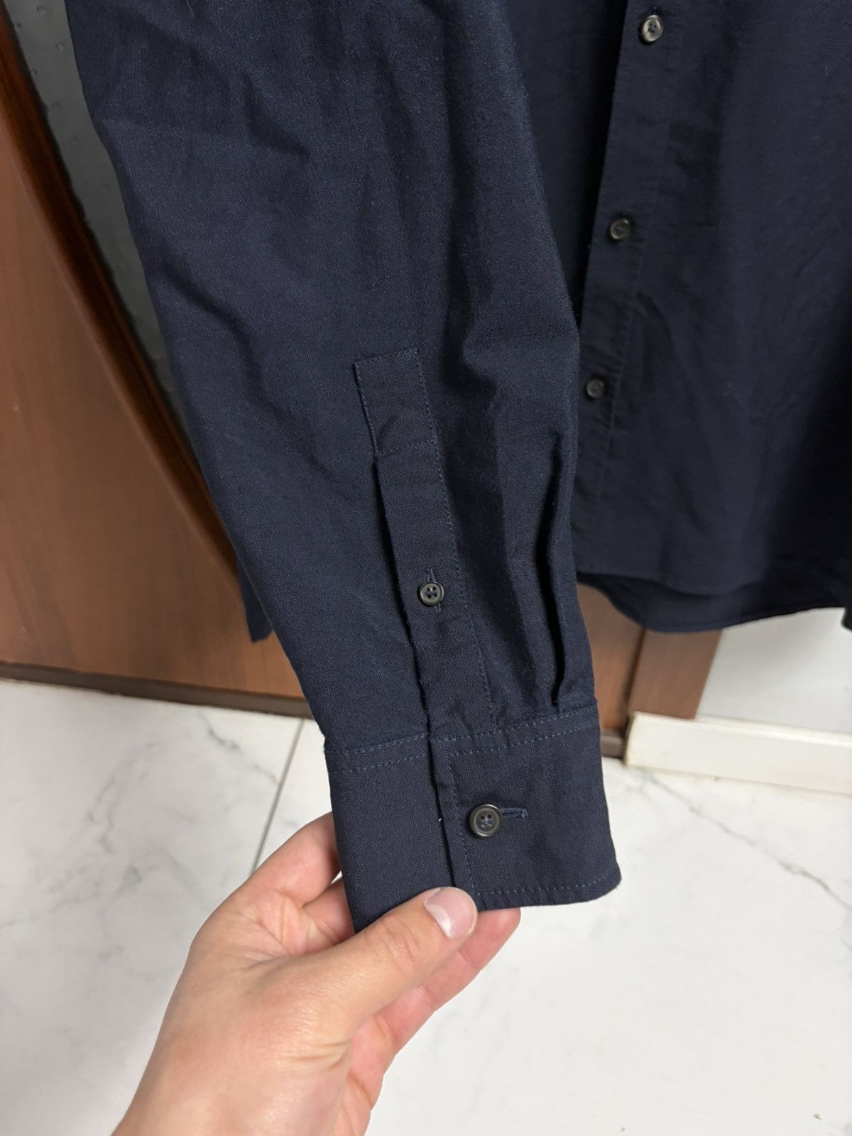 Acne Studios Acne Studios Wool Mohair CPO Shirt Jacket Navy Streetwear Size US L / EU 52-54 / 3 - 5 Thumbnail