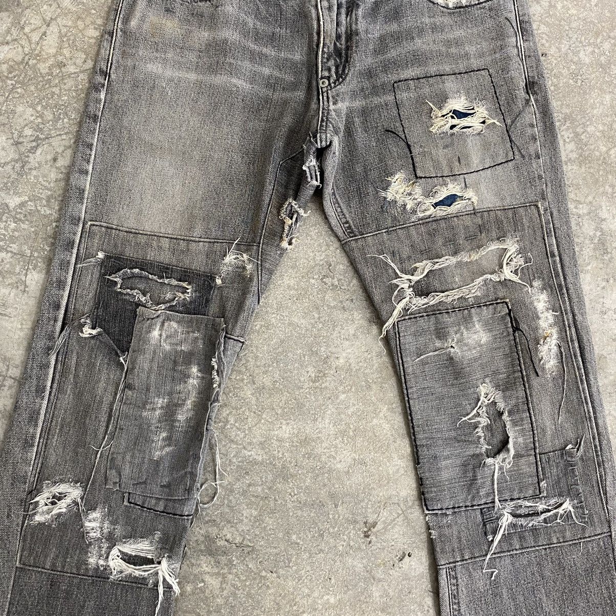 TMT VTG TMT Reconstructed Distressed Cropped Jeans Size US 30 / EU 46 - 4 Thumbnail