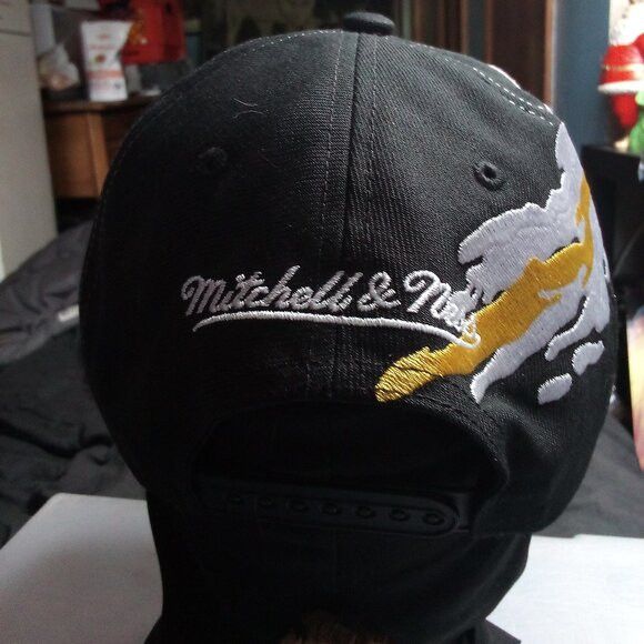 Mitchell & Ness × NHL Mitchell & Ness Pittsburgh Penguins Splash Snap Hat Cap Size ONE SIZE - 3 Thumbnail